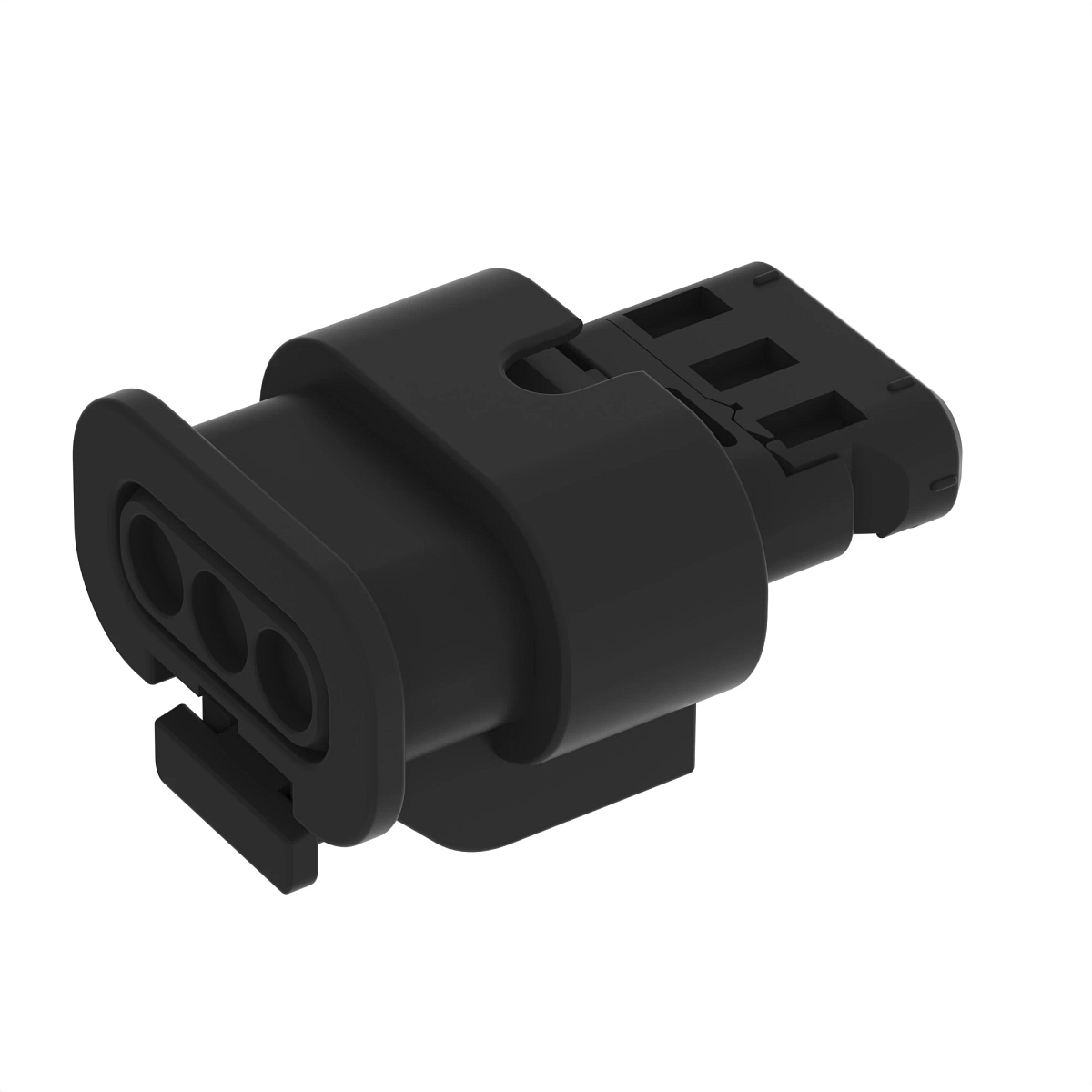 CONN TYCO MCON 3W FS BLK PLSTC