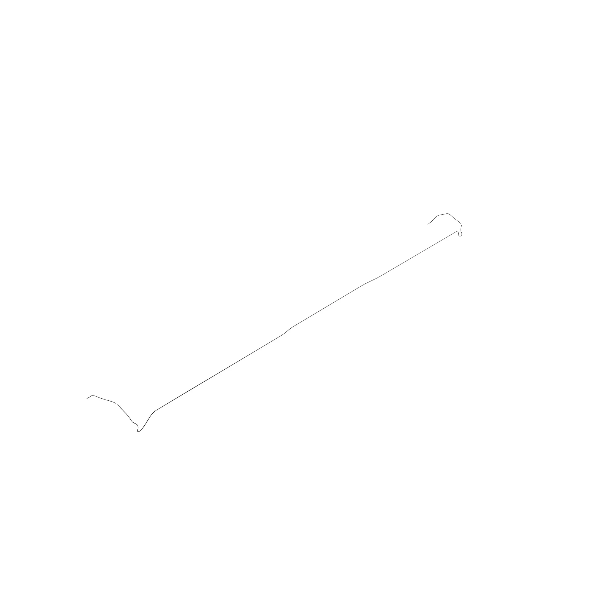 John Deere Hydraulic Hose - AXE37451