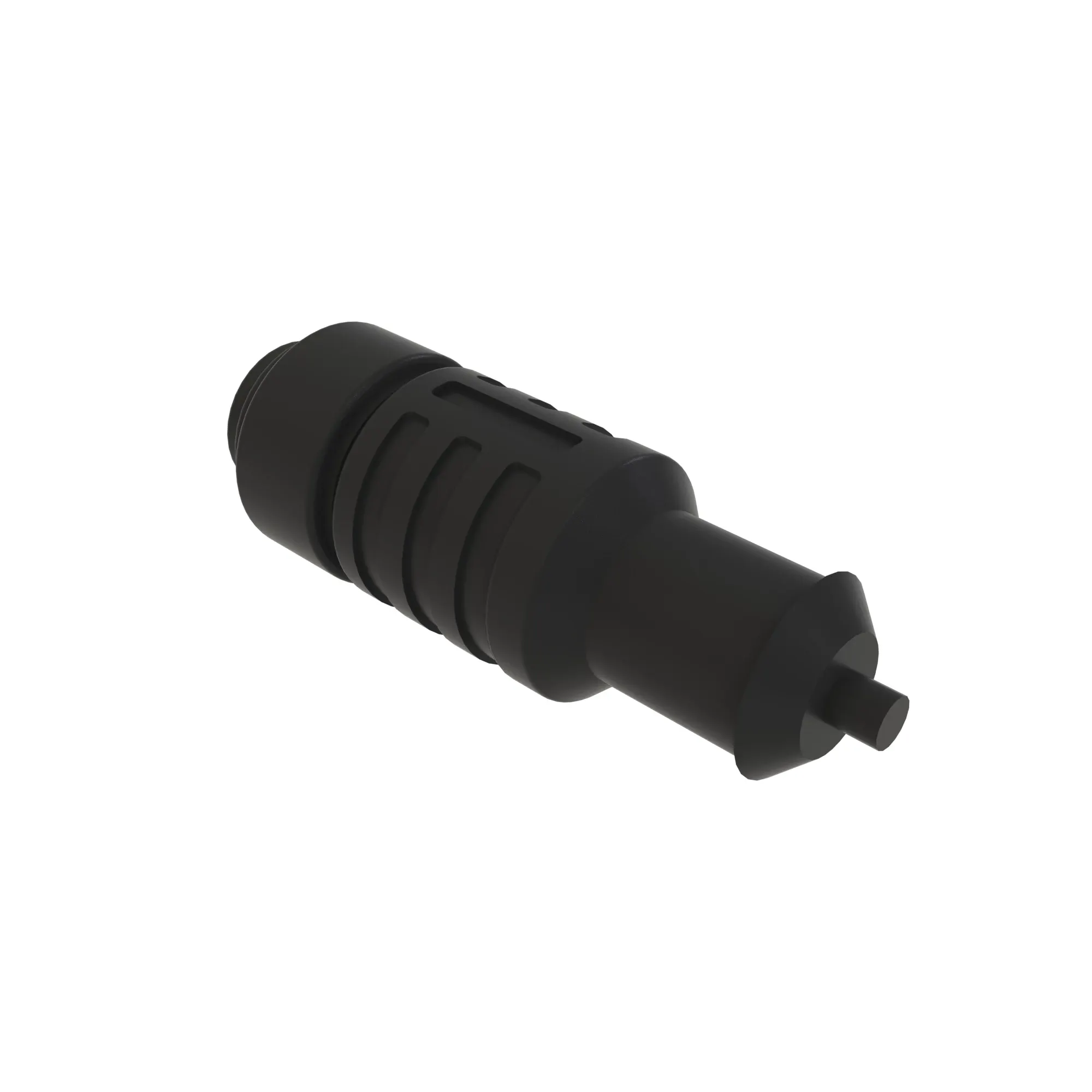 CONN ESCHA AL 5W FS BLK PLSTC