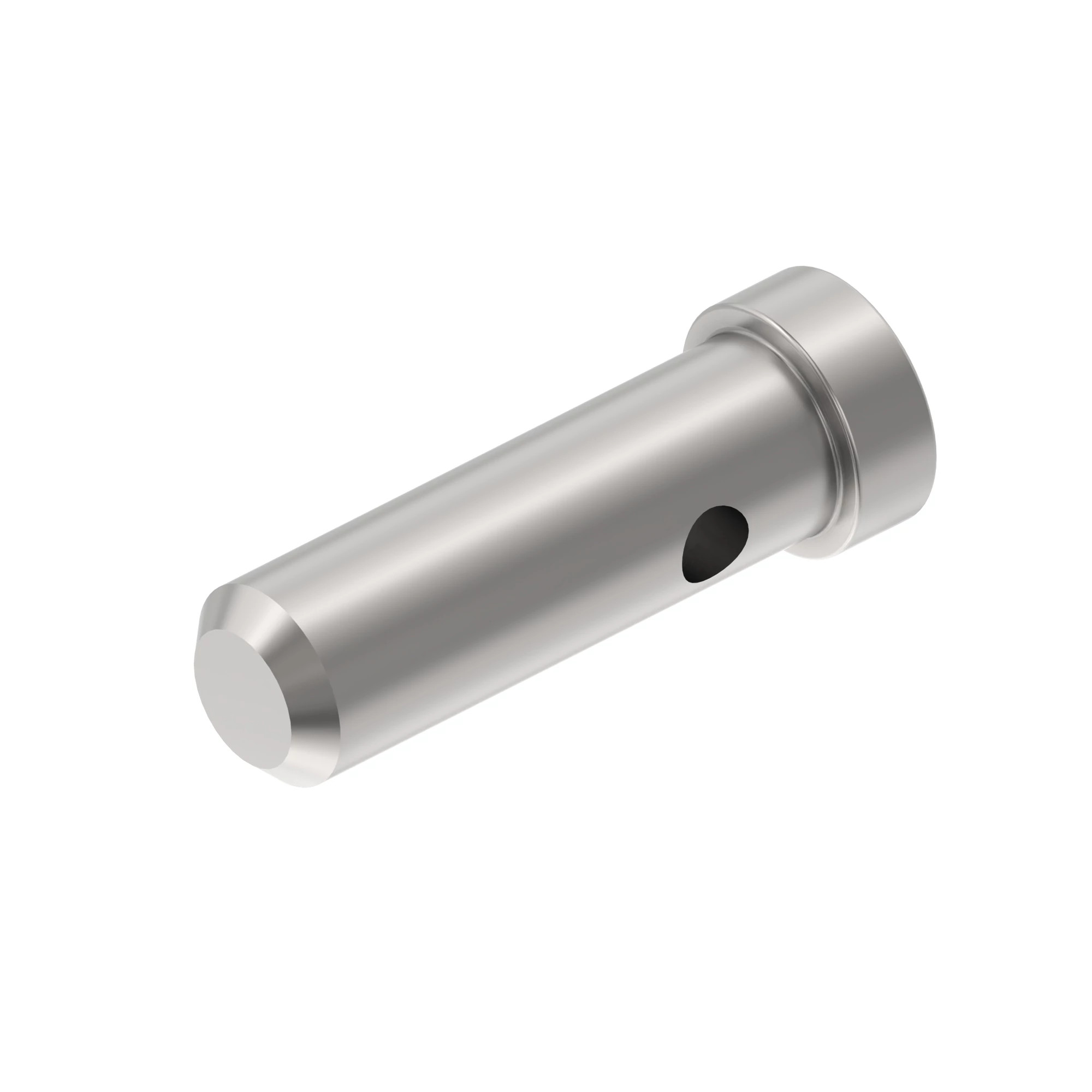 Lock Pin, Round, Zinc Plated, 3/8-in.