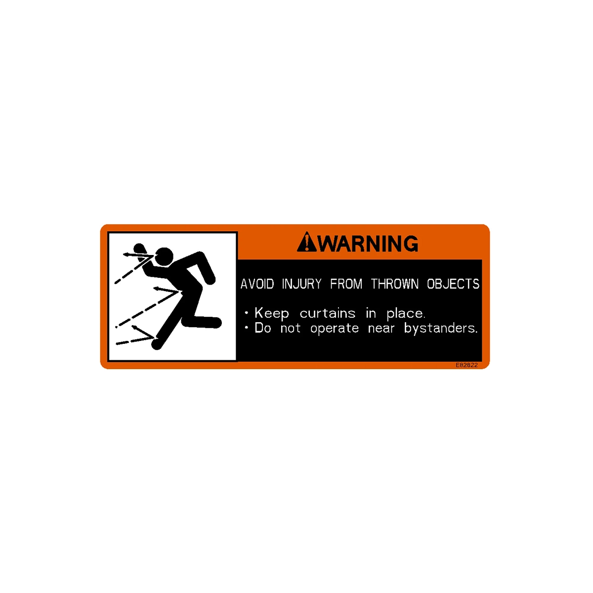 Label, (Warning)
