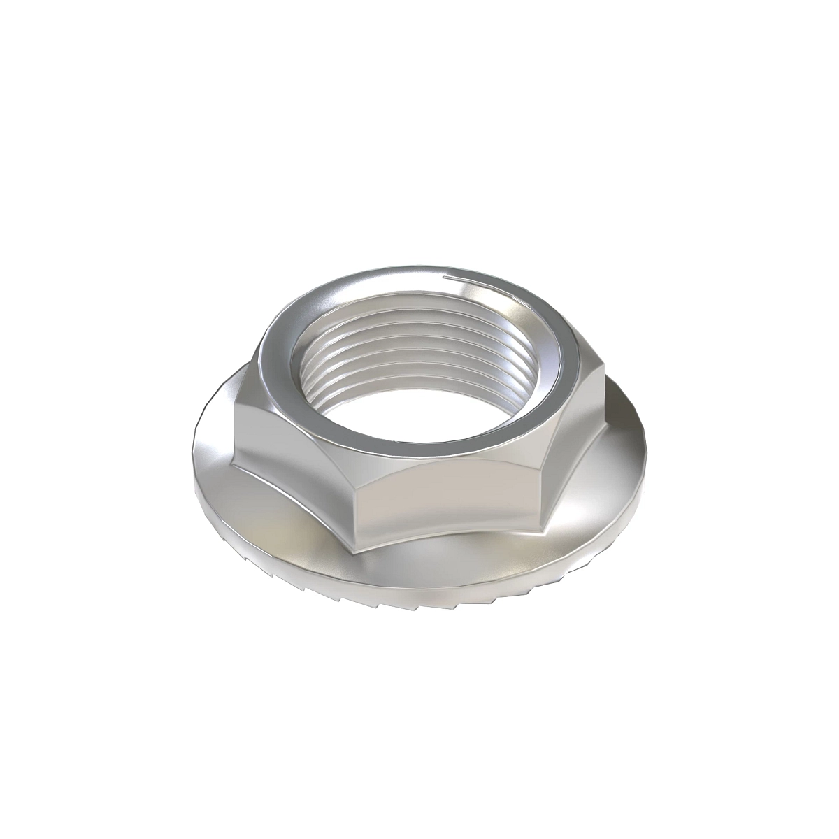 7/16UNC Ser Flg Hex Nut
