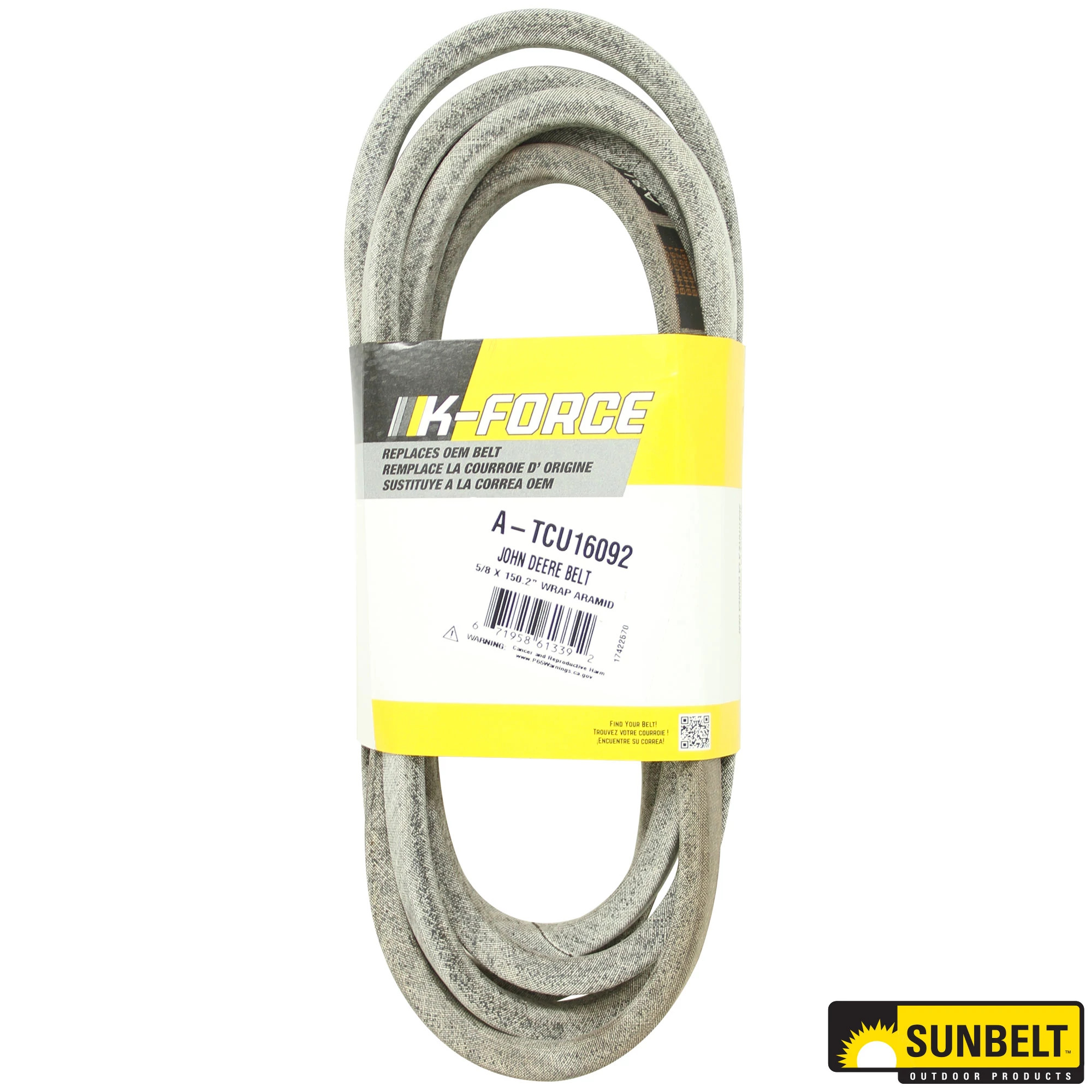 A&I Products V-Belt, Effective Length 3814.99 mm (150.19 inch) - A-TCU16092