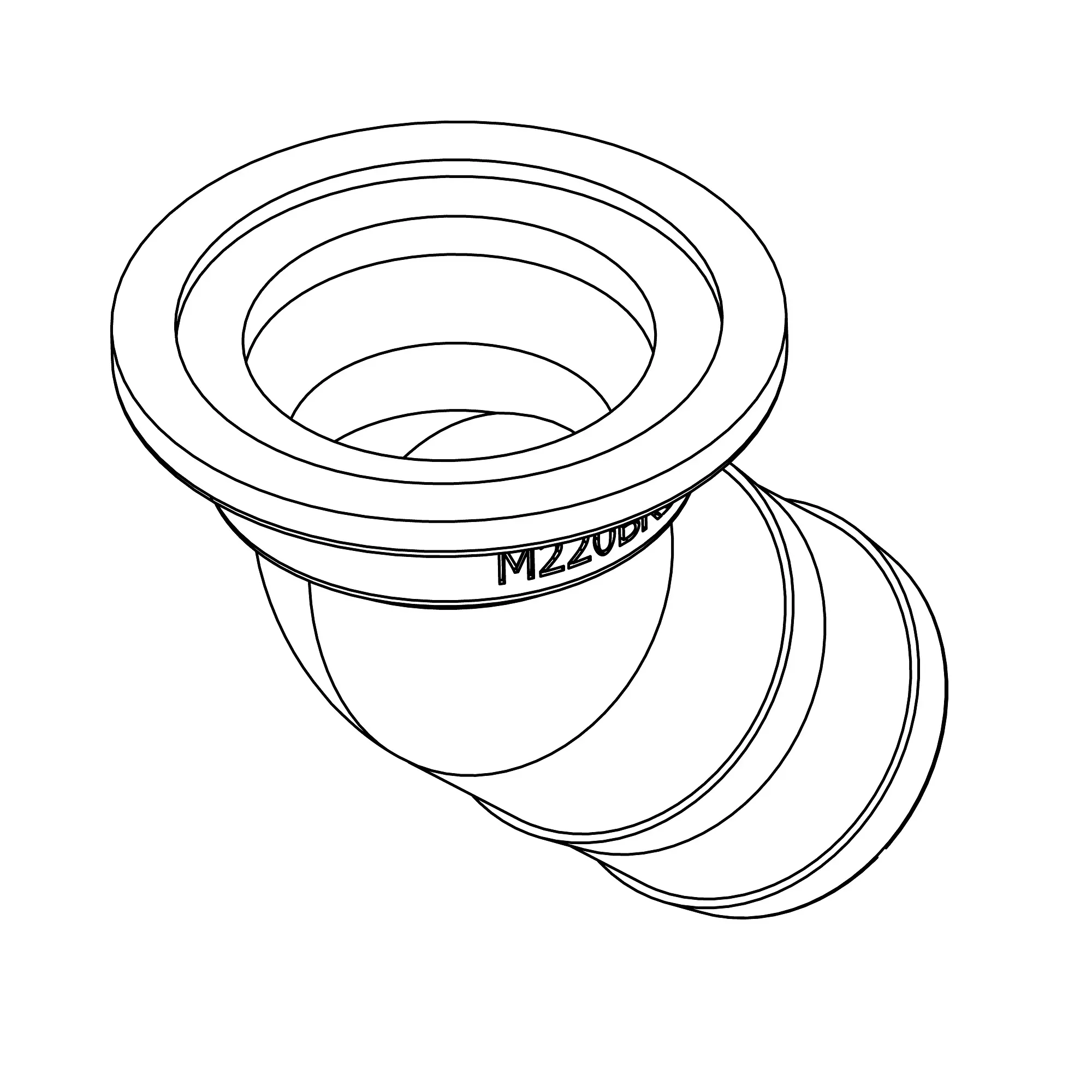 John Deere Hose Fitting - PMM220BRB45