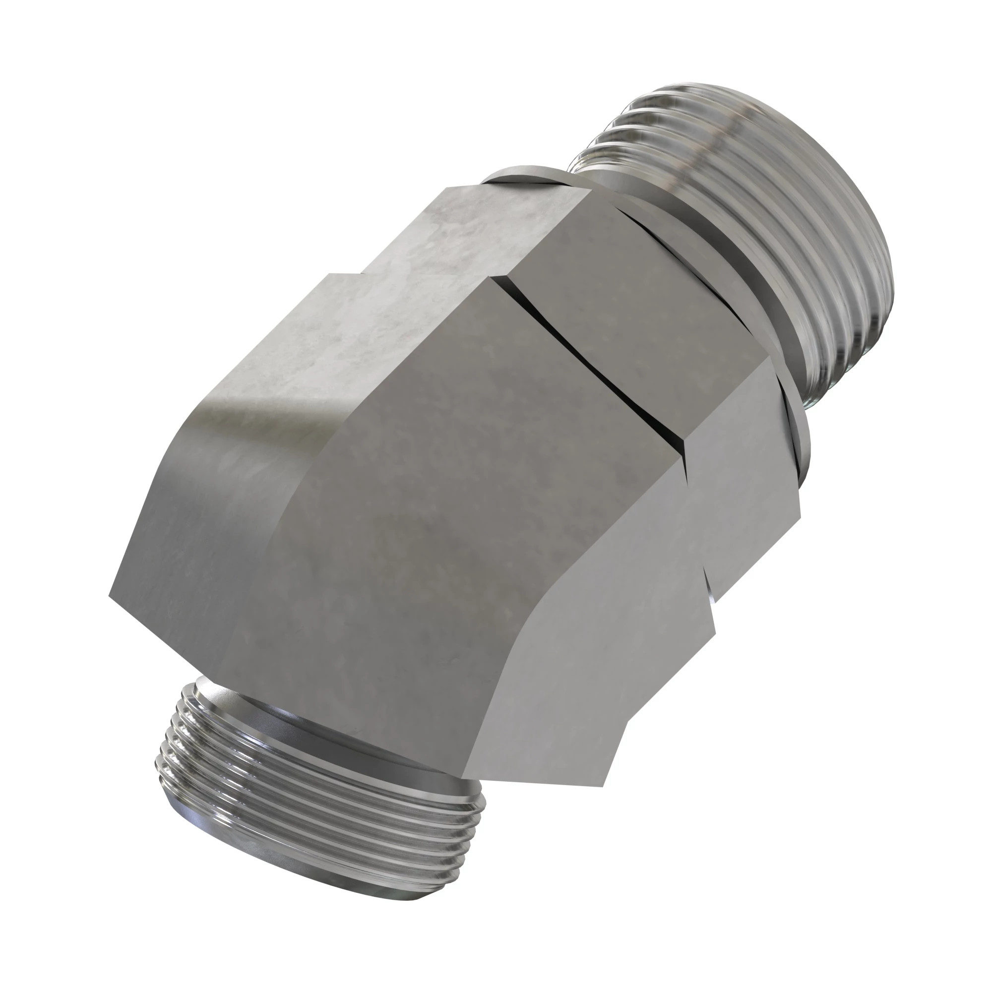 45 DEG STRAIGHT THREAD,O-RING FSF