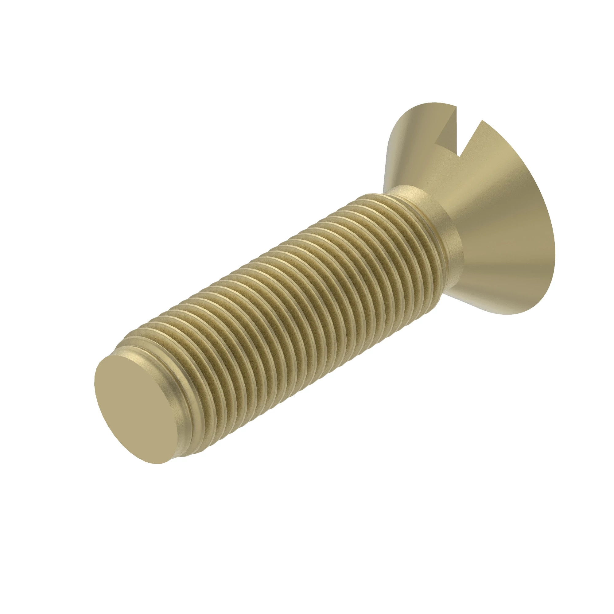 John Deere Countersunk Flat Head Screw, 1/4" X 1" - 21H1100