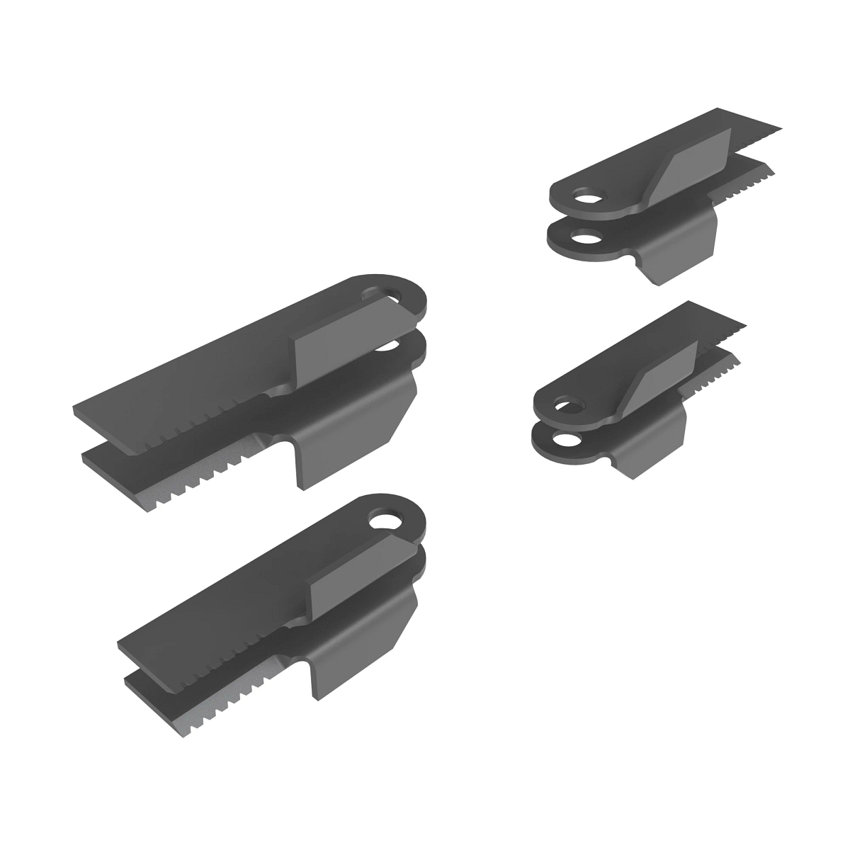 John Deere Chopper Rotor Serrated Knife Kit (8 Wing Blades) - KXE10255