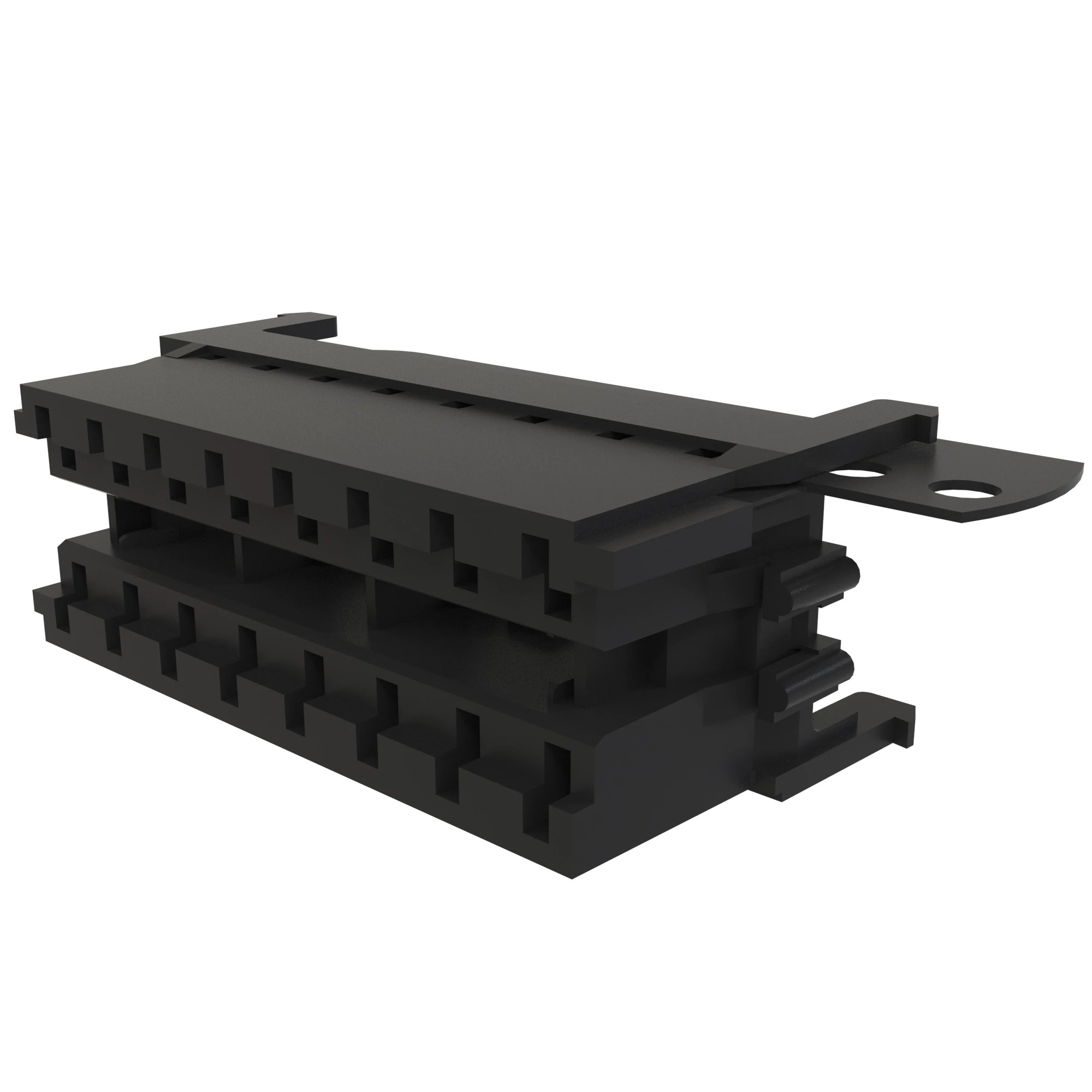 CONN DELPHI MAXIFUSE 9W F BLK PLSTC