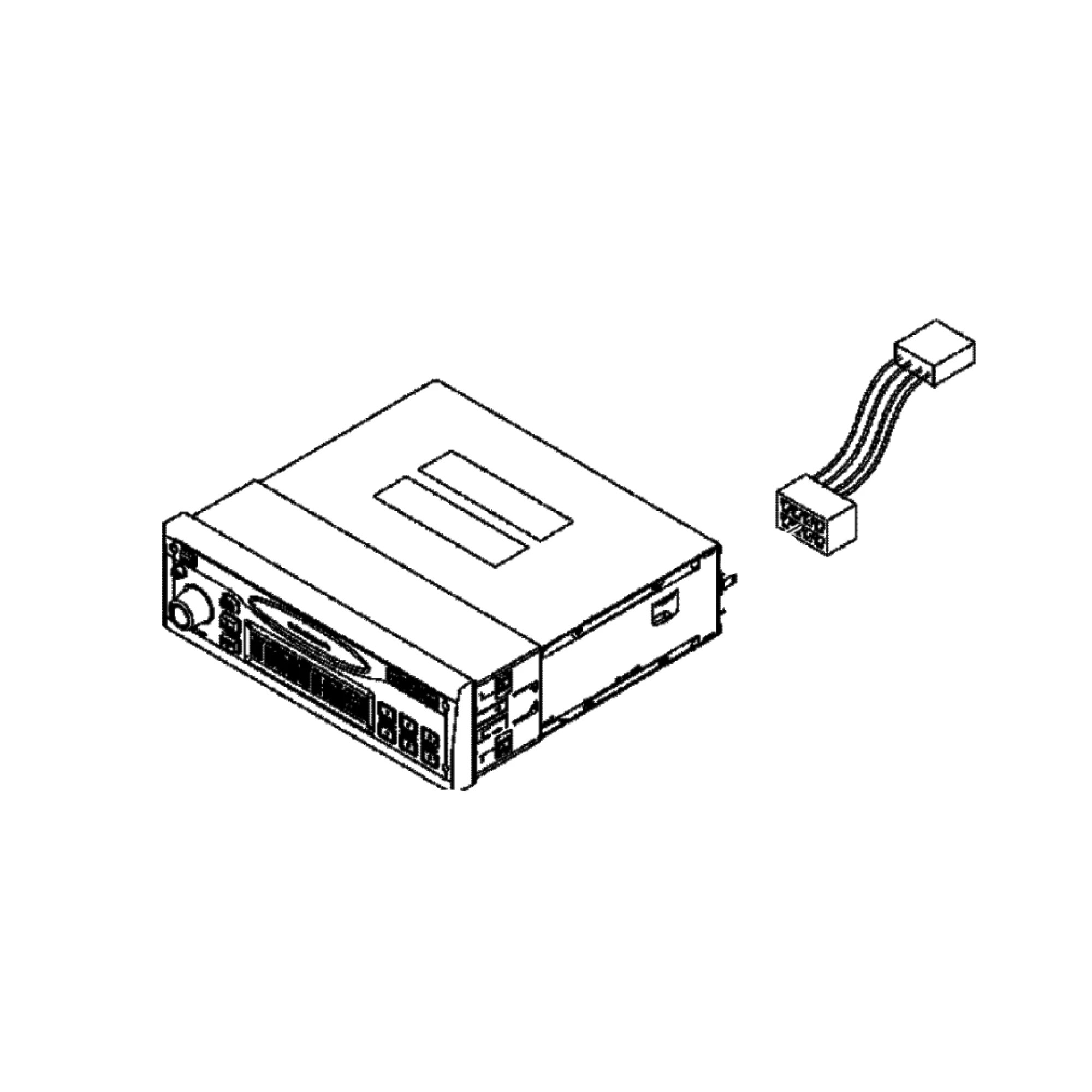John Deere Radio Kit, AM / FM / CD Player - RE321109