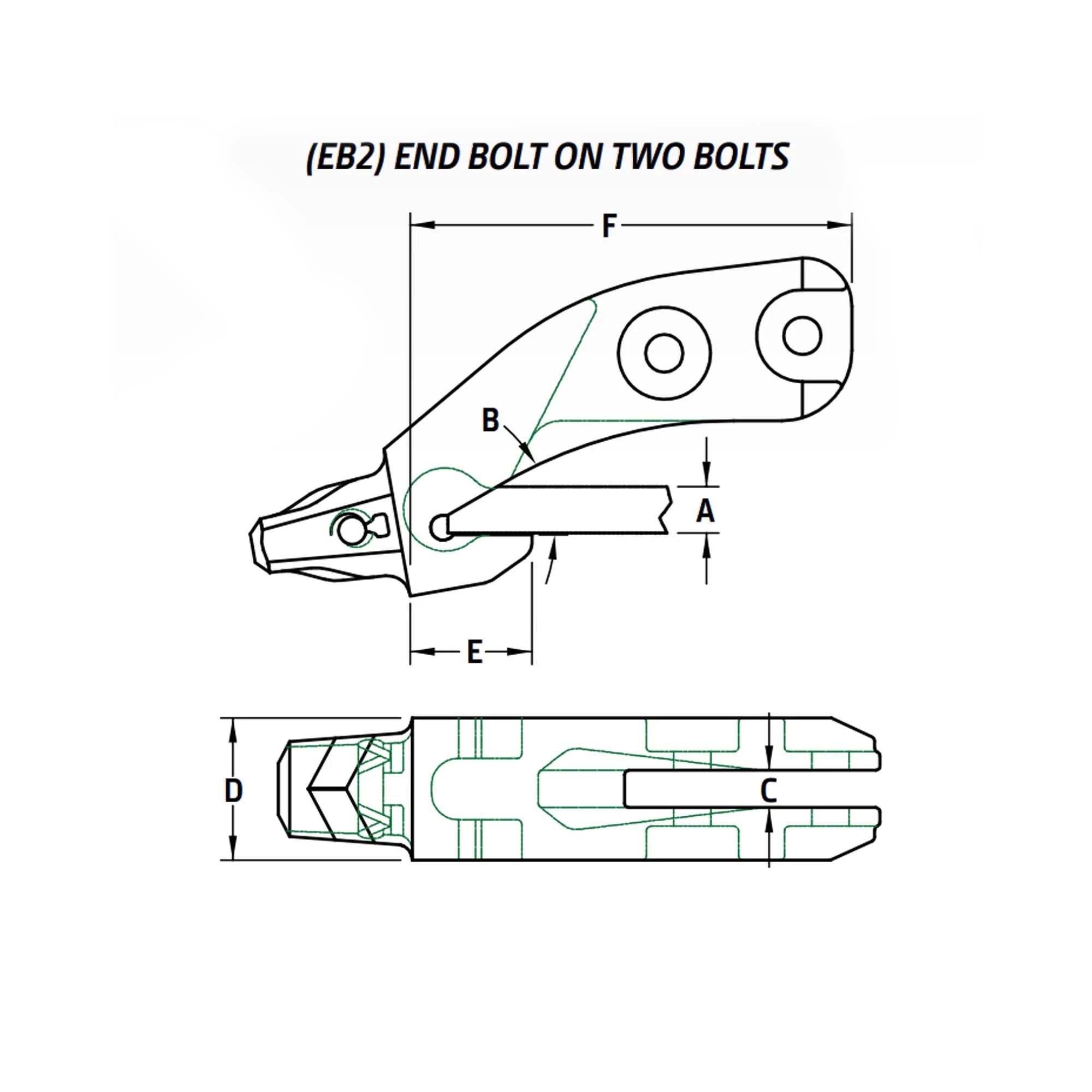 Two Bolt End Adapter