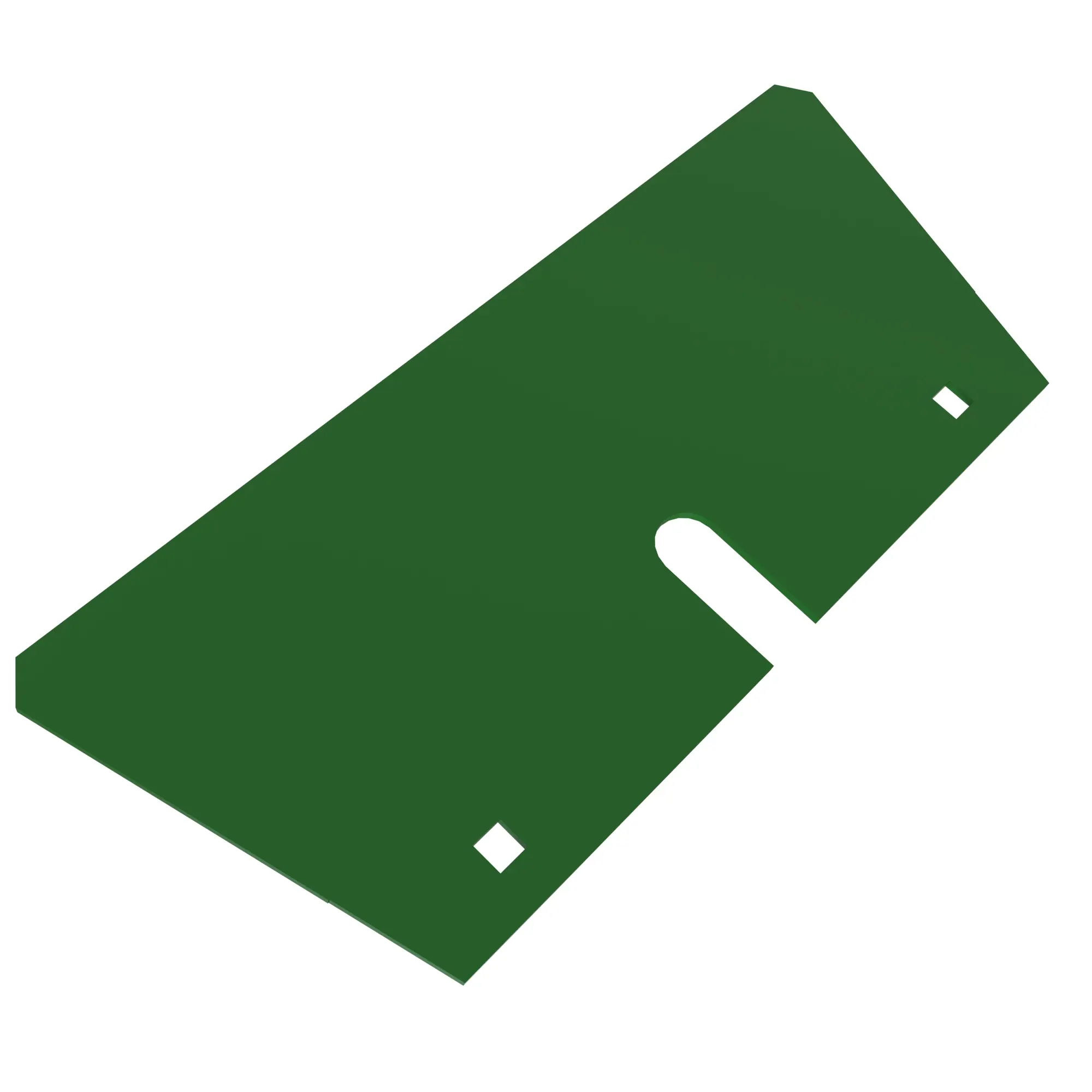 John Deere Exit Pan Deflector - H140414
