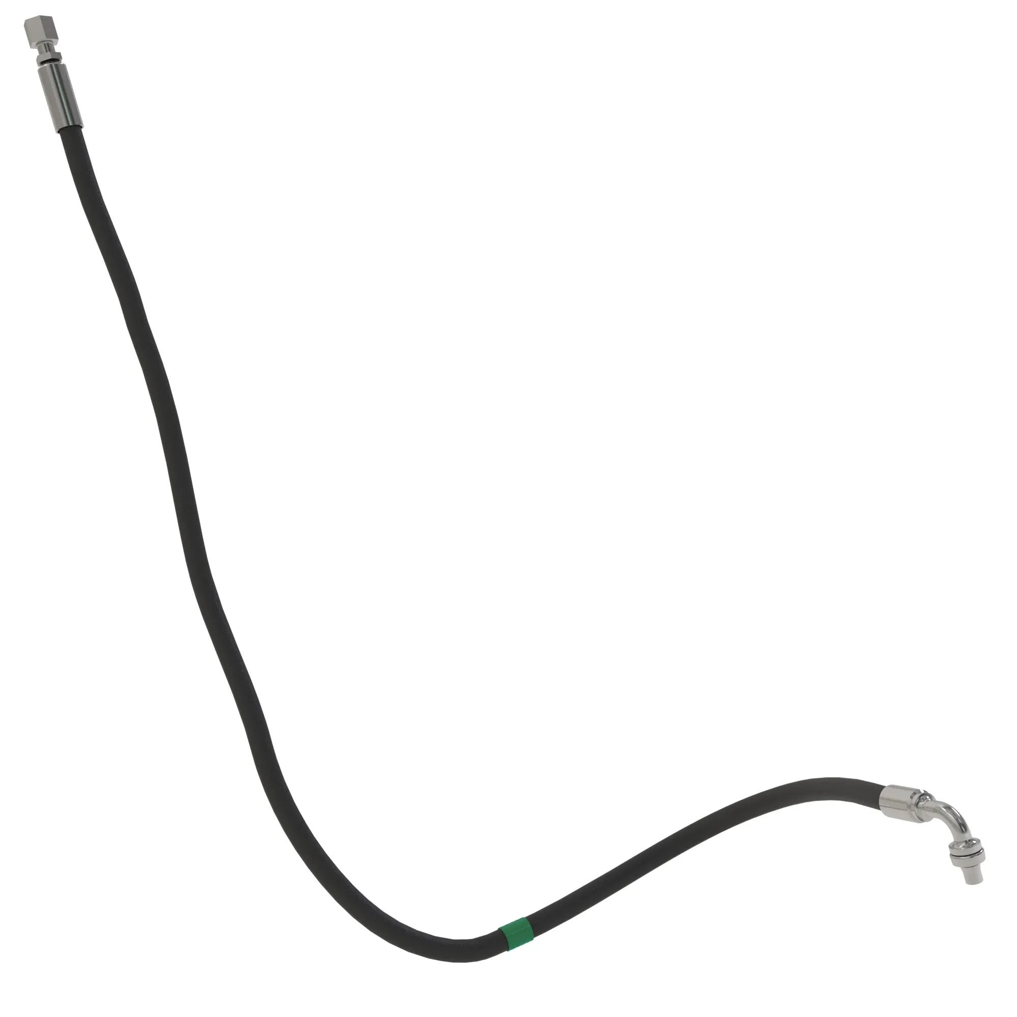 John Deere Front Basket Dump Cylinder Fabricated Hydraulic Hose - AN374926