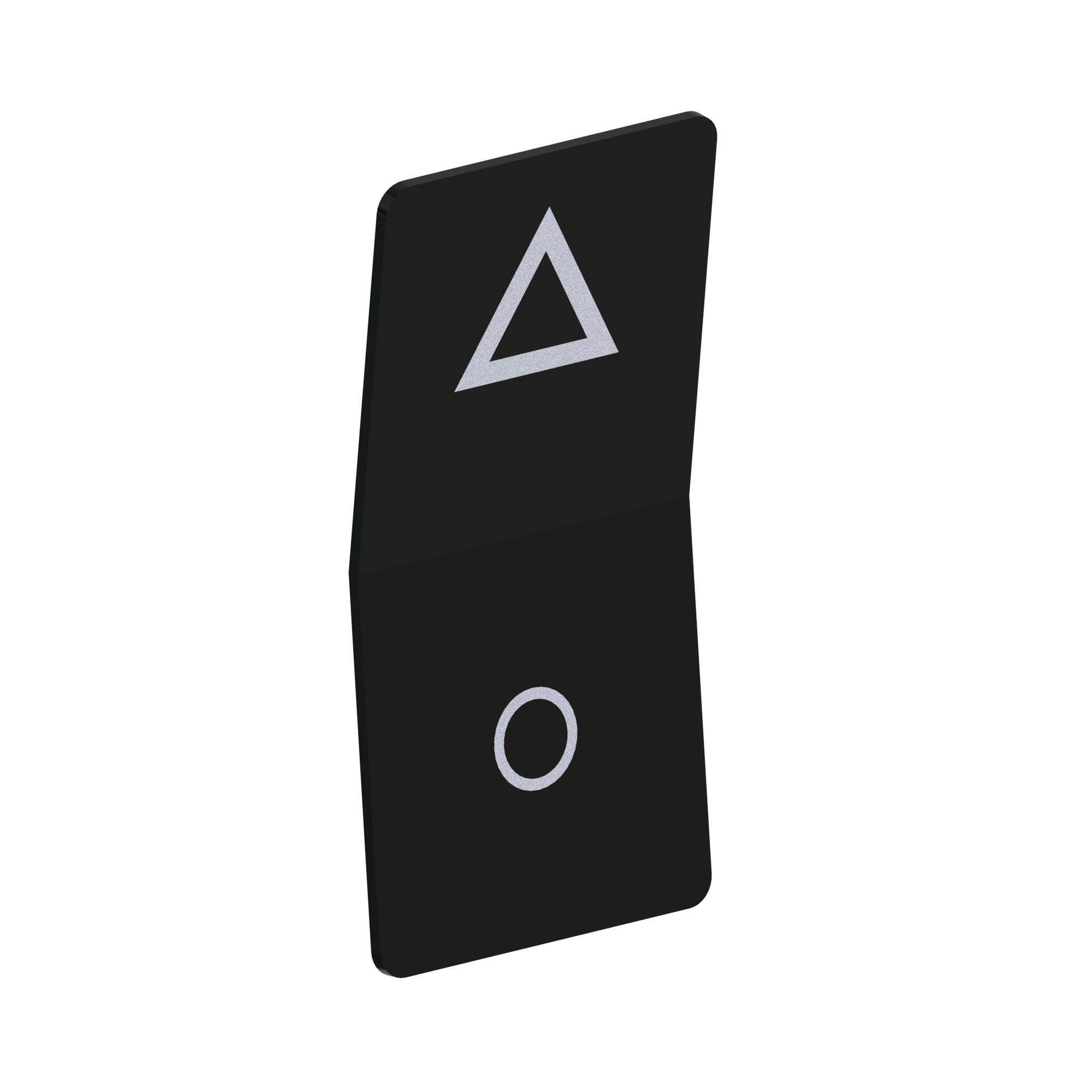 LABEL ROCKER BUTTON, HAZARD