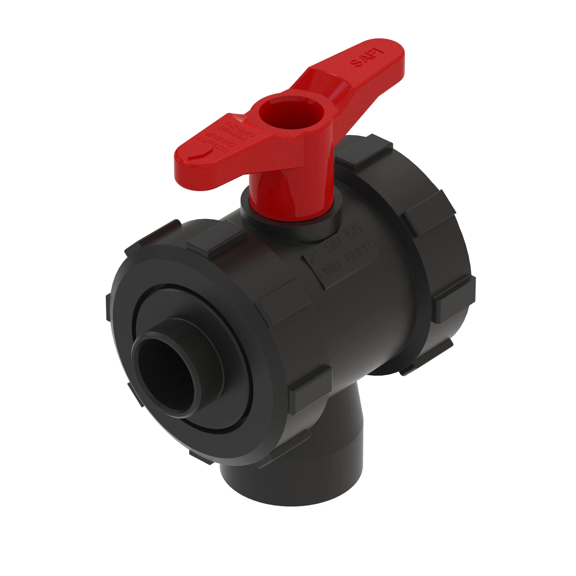 HAND VALVE, 3-WAY 2'' 2XIN/1X11/2''