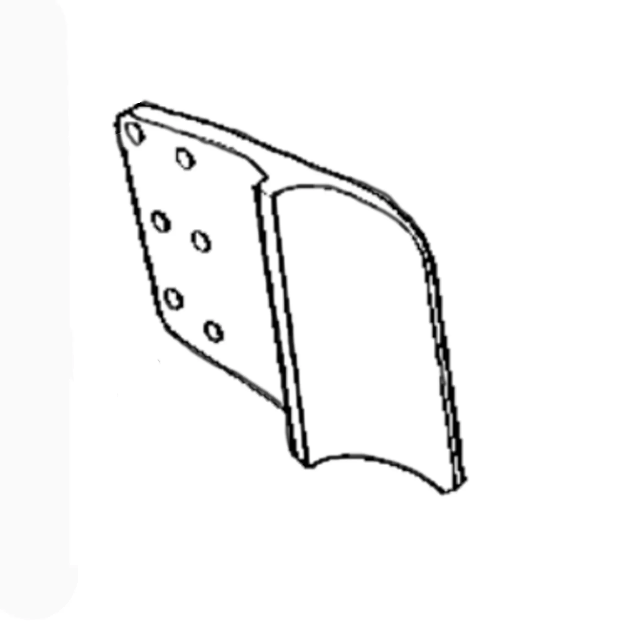John Deere Cutting Edge Right side - 2021232
