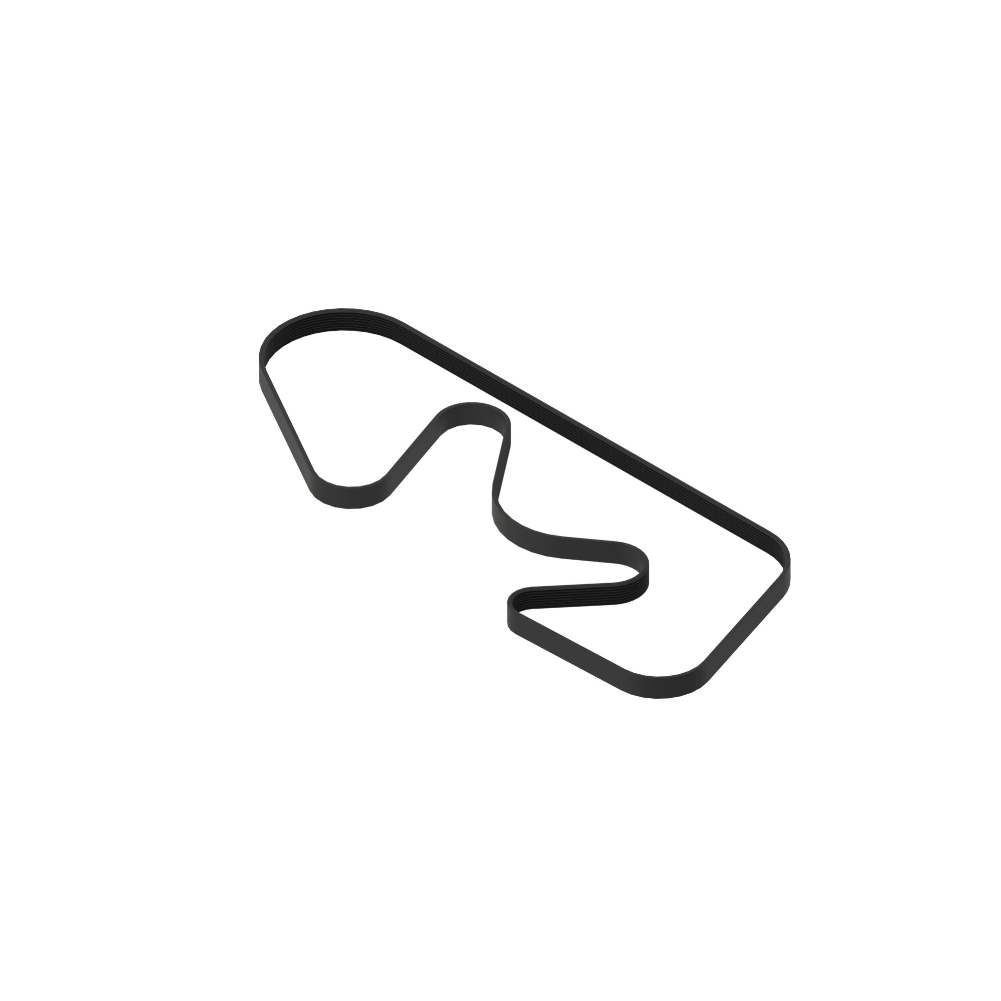 FLAT BELT, CAB, W/O AIR COMPRESOR,