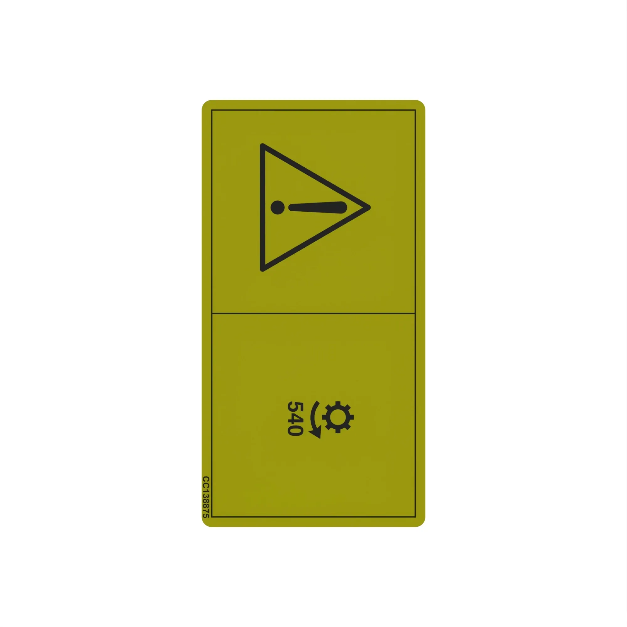 John Deere Label - CC138875