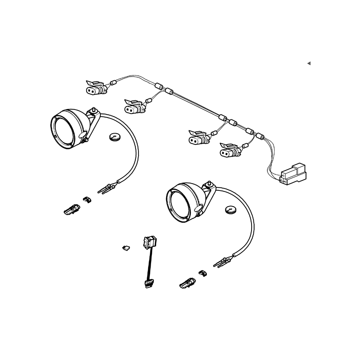 John Deere Two Rear Work Floodlamps - AL179971