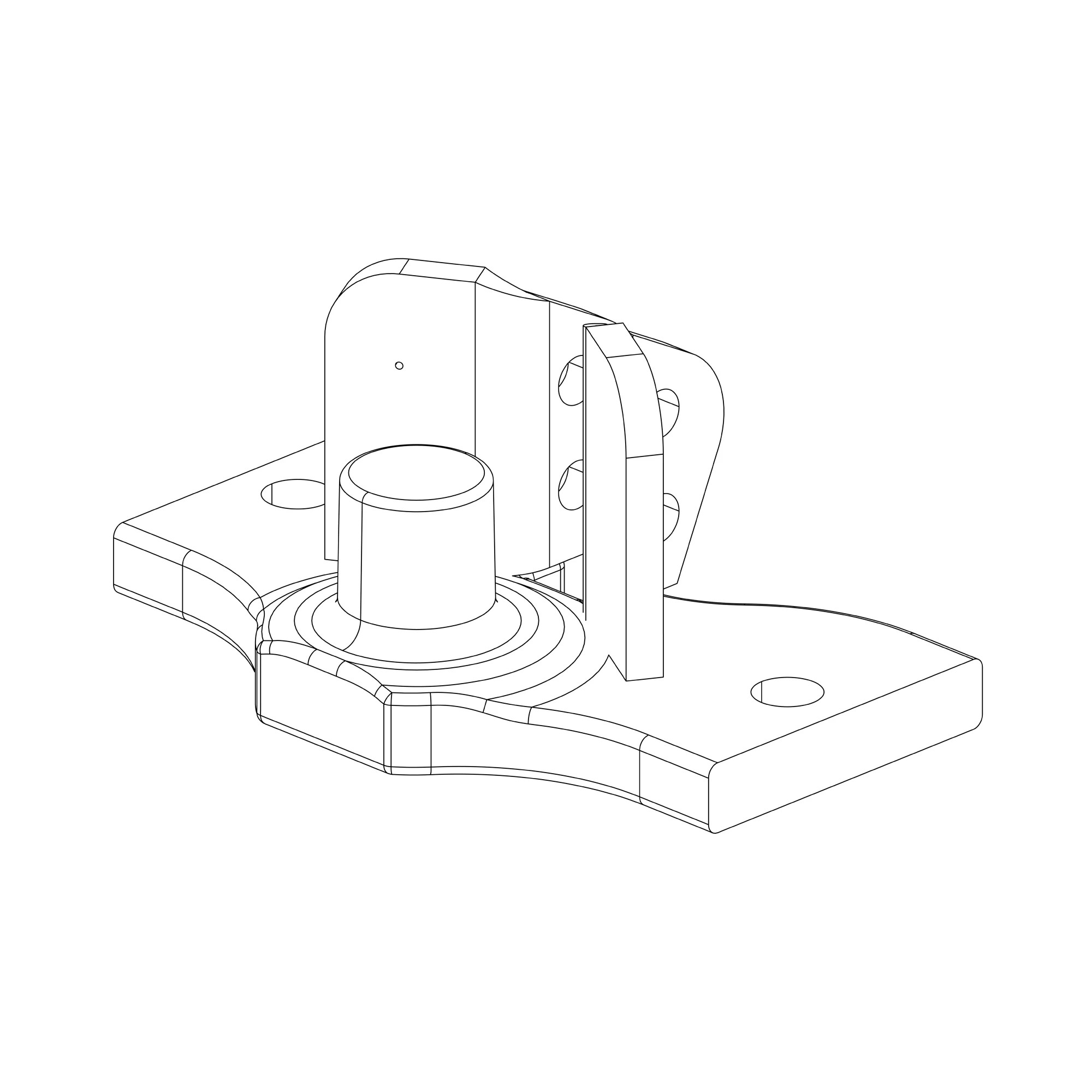 John Deere Fix Piton Type Wagon Hitch Kit - AL207159