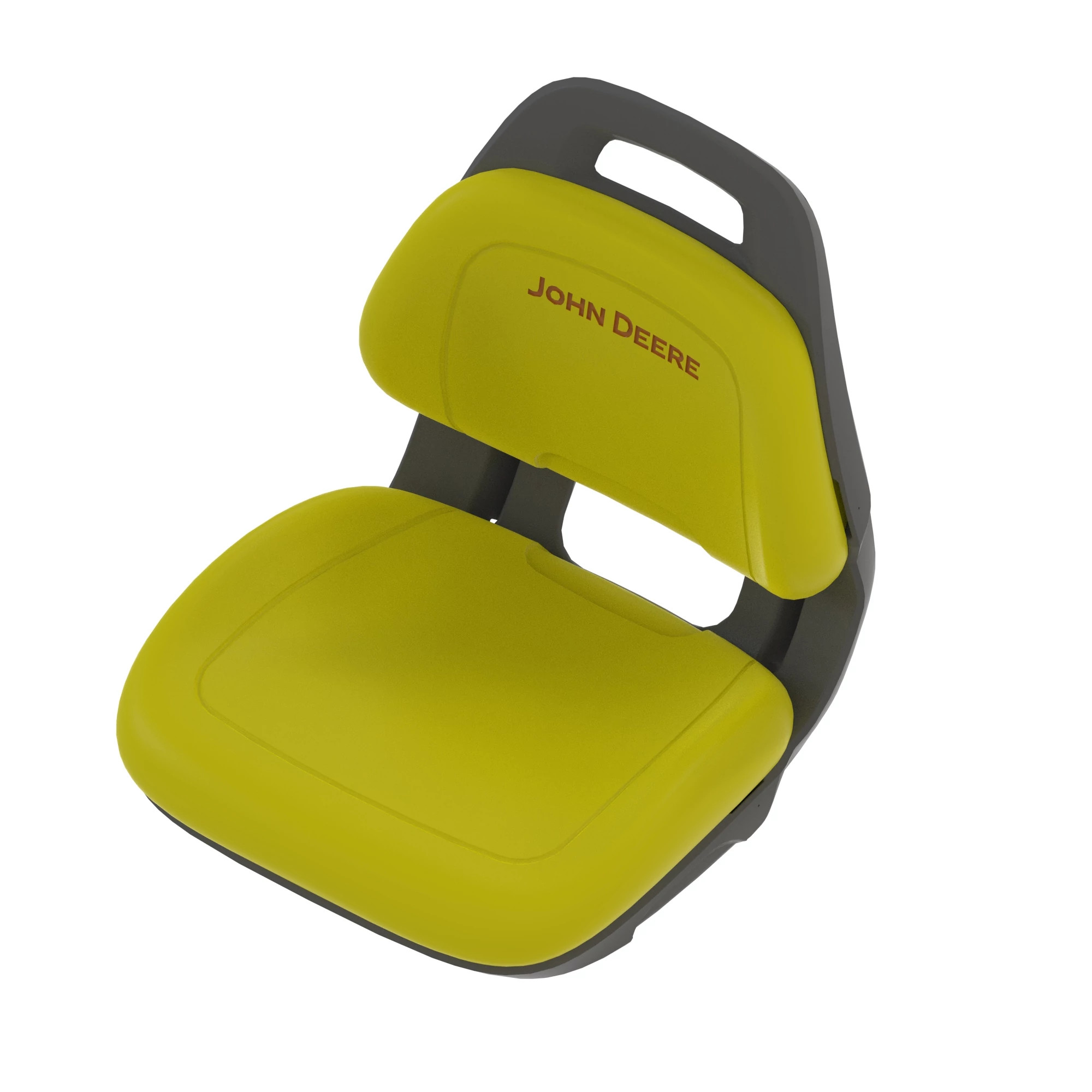 John Deere High Back Seat with Label, 19" - AM136400