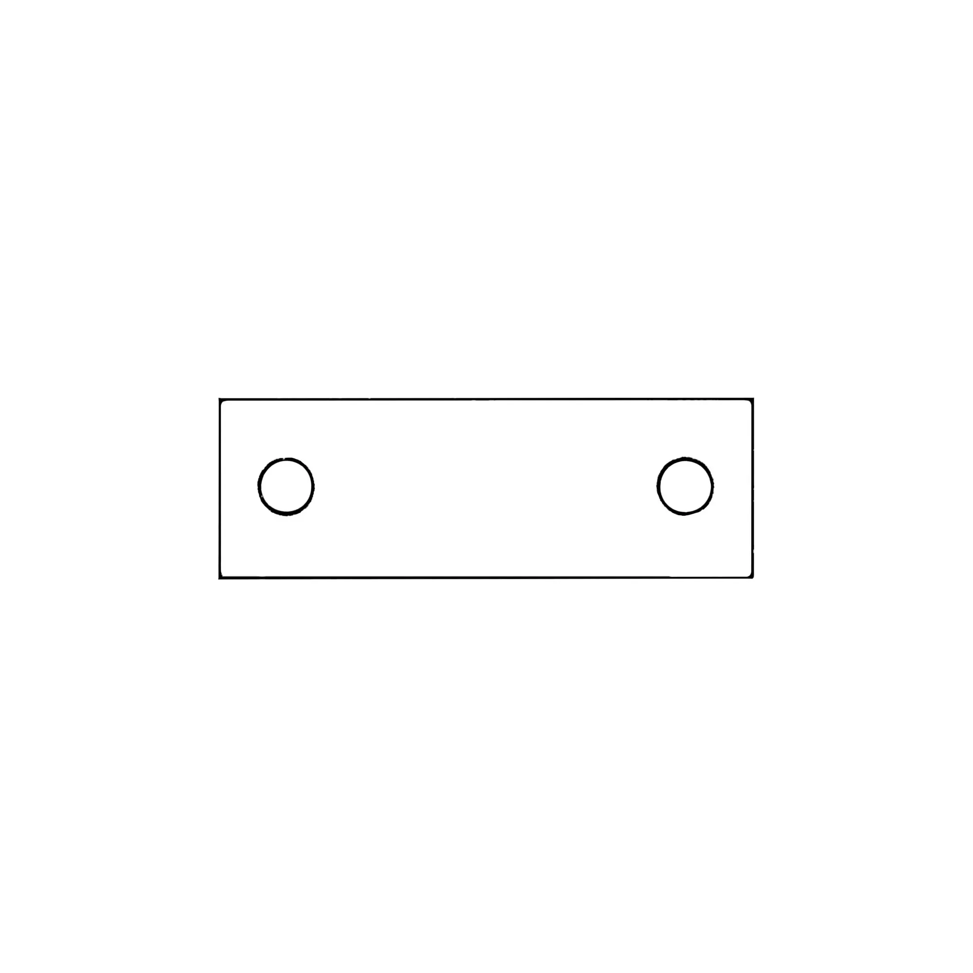 John Deere Shim Striker Plate Strap - H102268