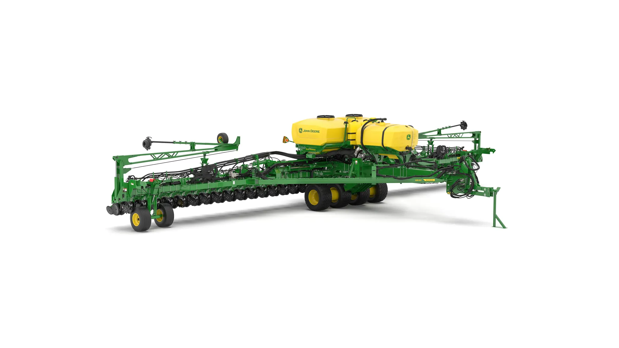 Studio rendering with front right view of DB60 36R planter.