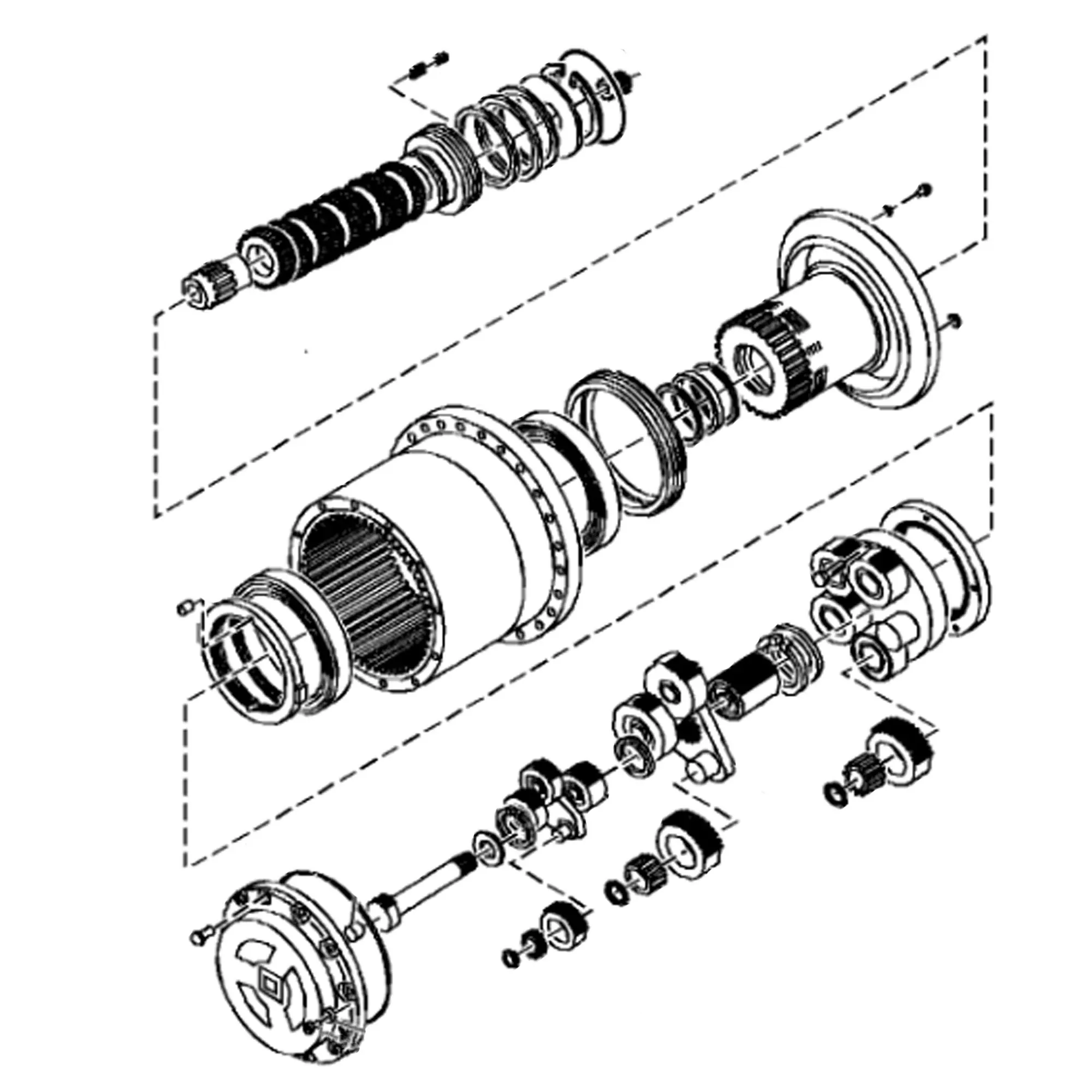 John Deere Reman REMAN Track Drive Gearbox without Motor - PG200365