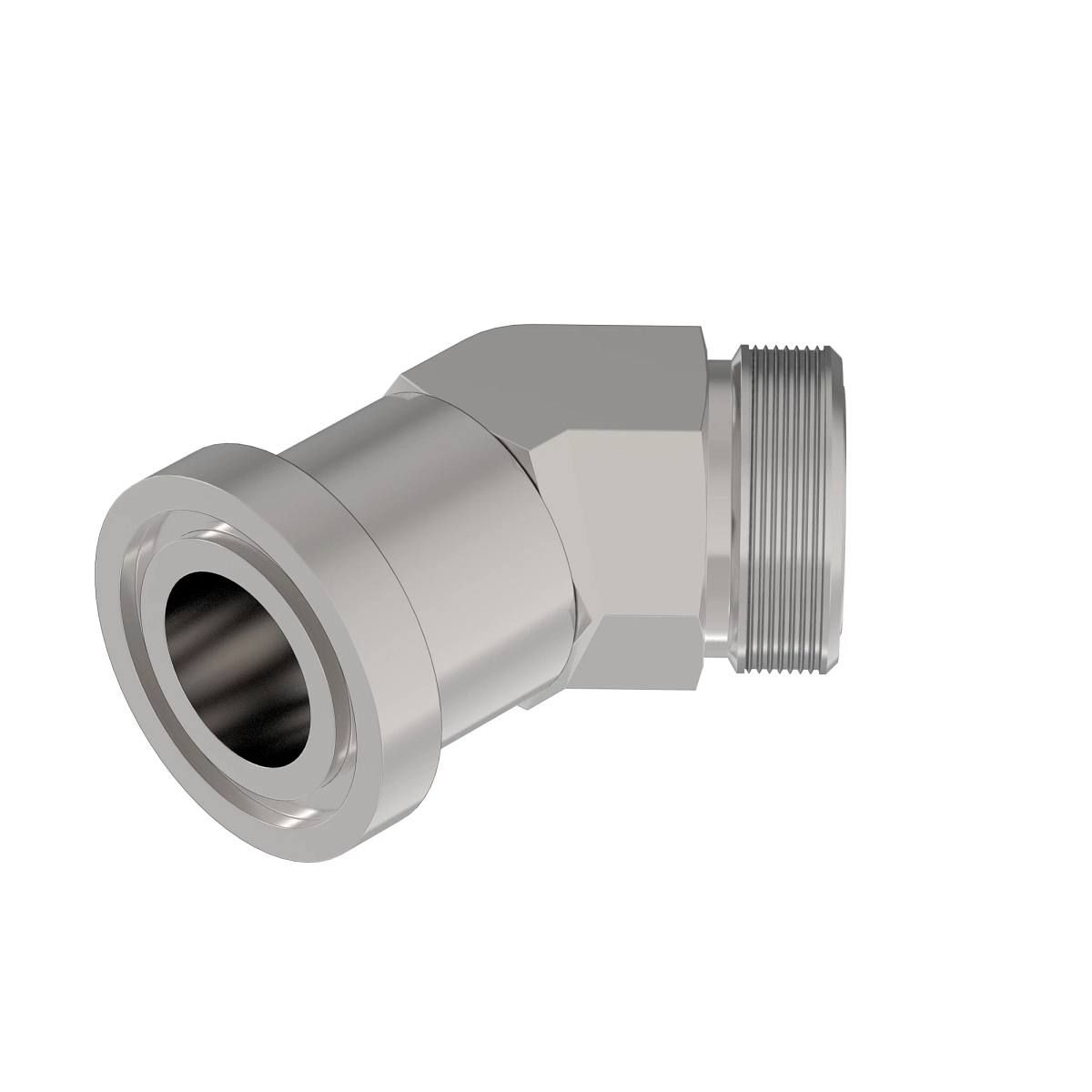 Elbow Fitting, 4 Bolt Flange Head T