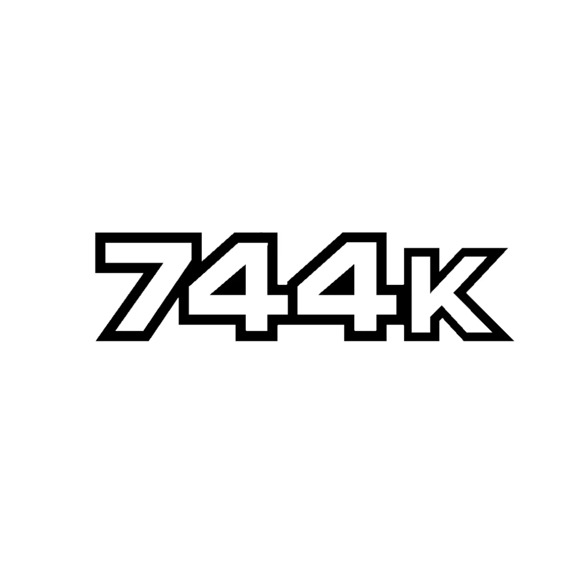 John Deere Model 744K Label - T230069