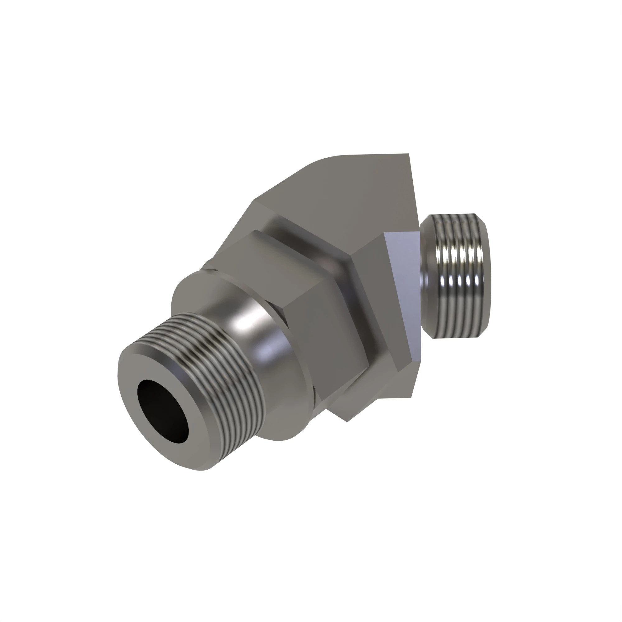 45 DEG STRAIGHT THREAD,O-RING FSF