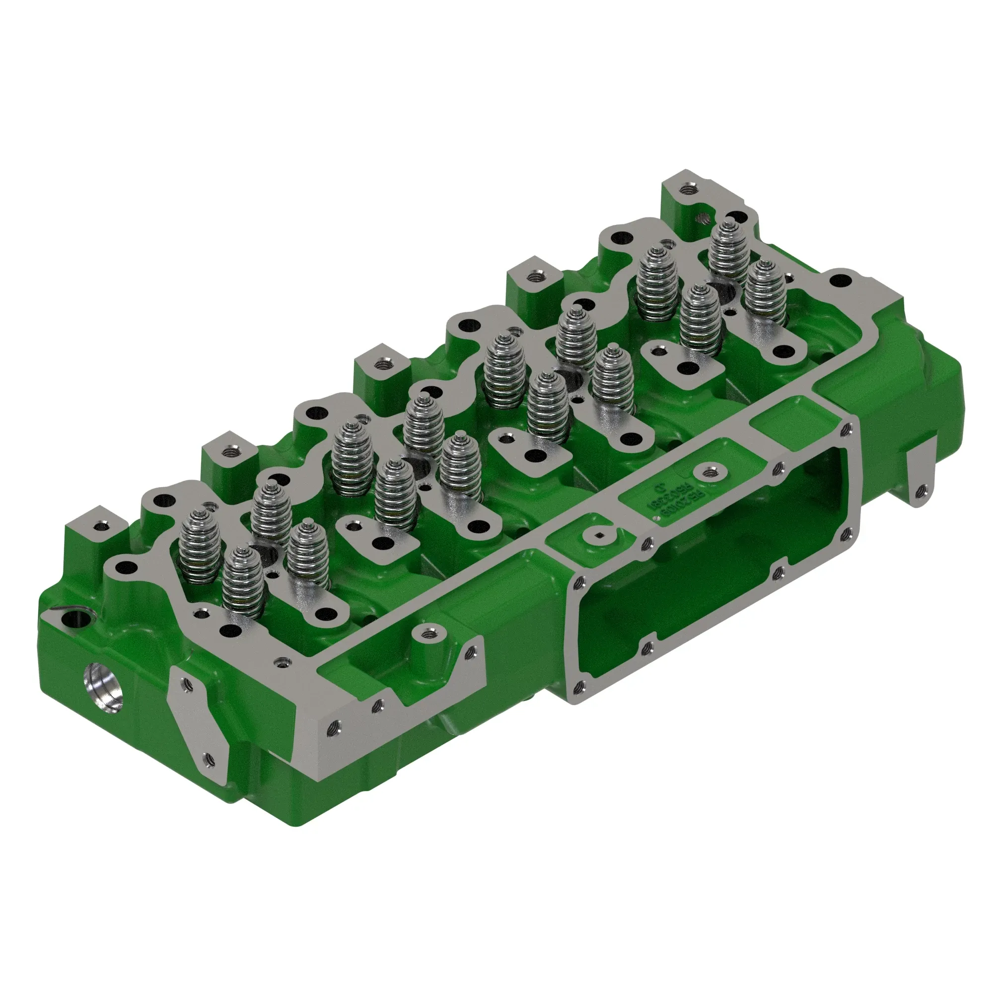 John Deere Cylinder Head with Valves - DZ101614