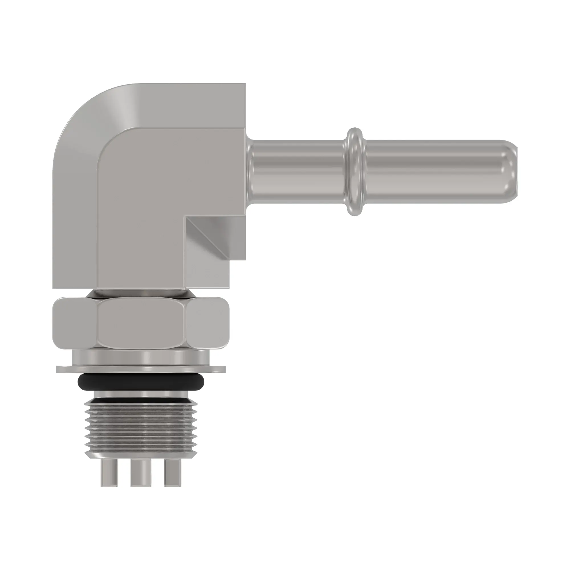 ELBOW FITTING, M14 ADJ STUD W/O-RIN