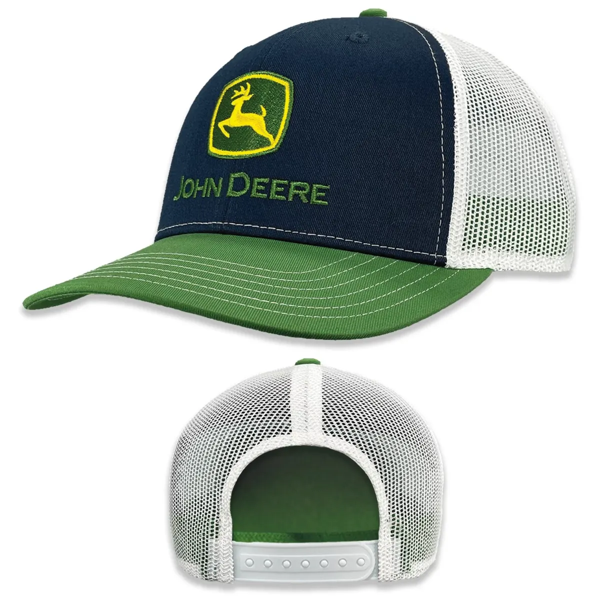 Navy and Green Mesh Hat