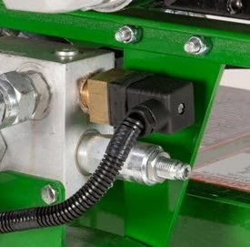 Close-up of an HP20 power pack's thermal switch