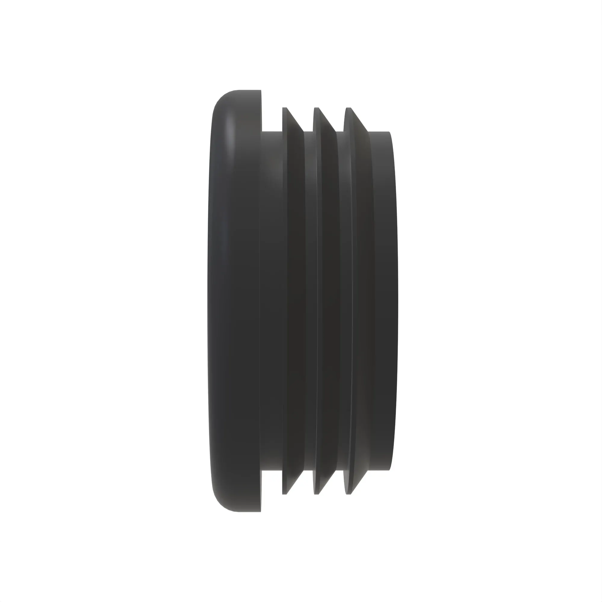 ACCY CAPLUGS CCF CAP BLK PLSTC