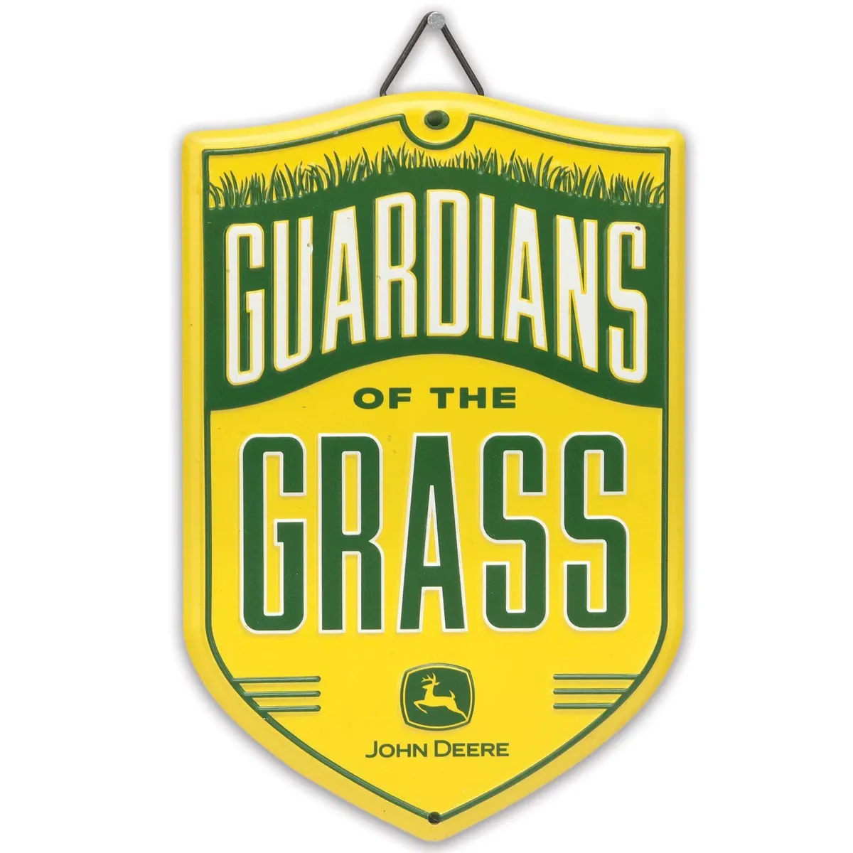 "Guardians of the Grass Metal Sign"