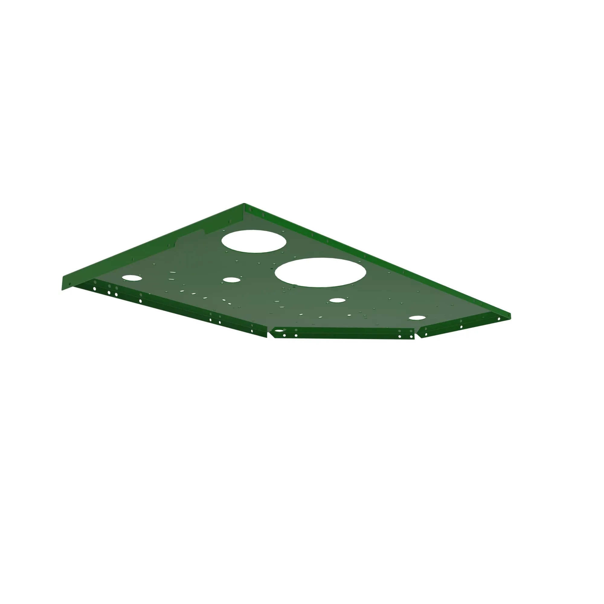 John Deere Right Side Cleaner Frame Sheet Assembly - AN405147