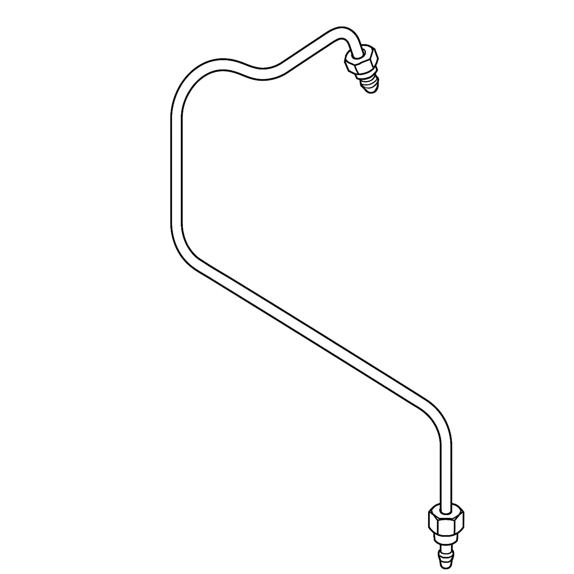 John Deere Fuel Line, Injection No 3 - M801356