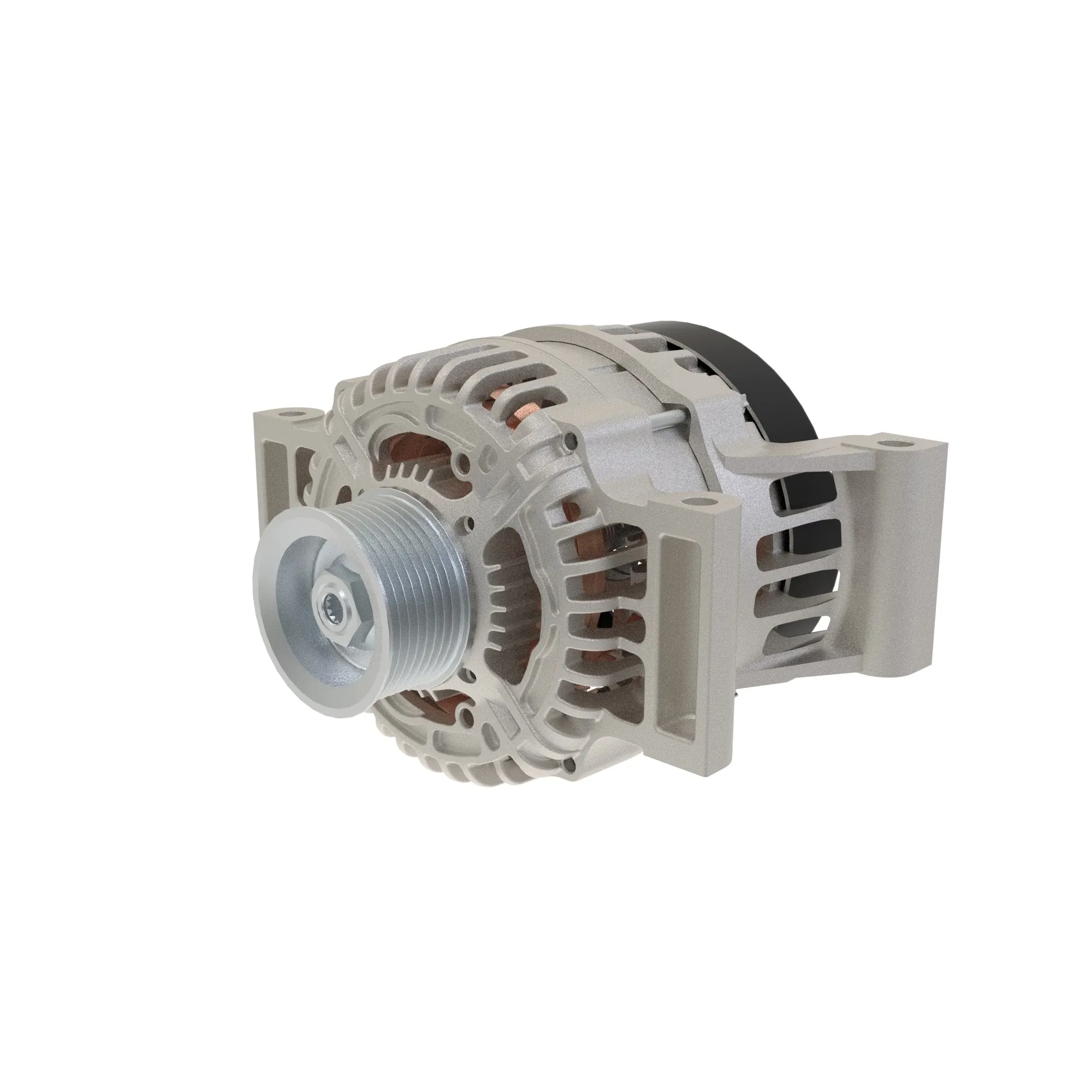 John Deere Internal Fan Alternator, 14 Volts, 250 Amp - DZ124395