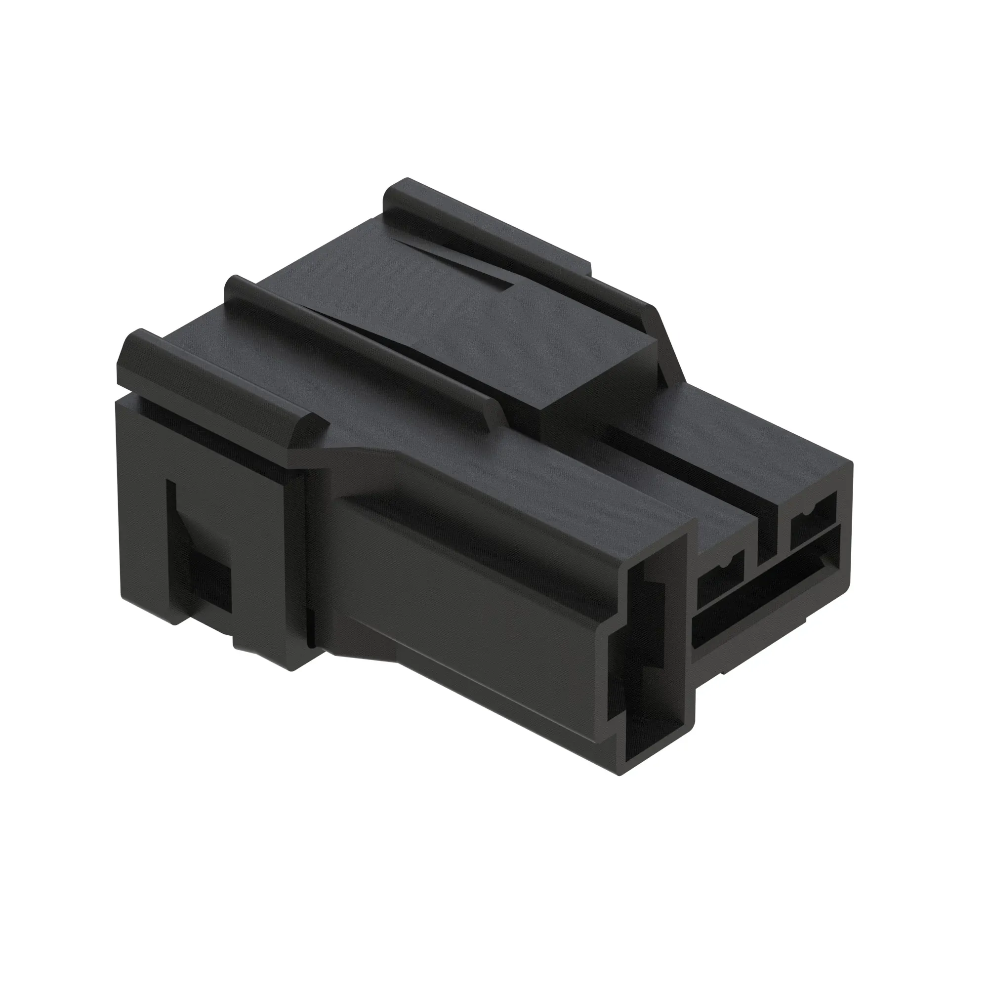 CONN TYCO AMP 2W M BLK NYLON