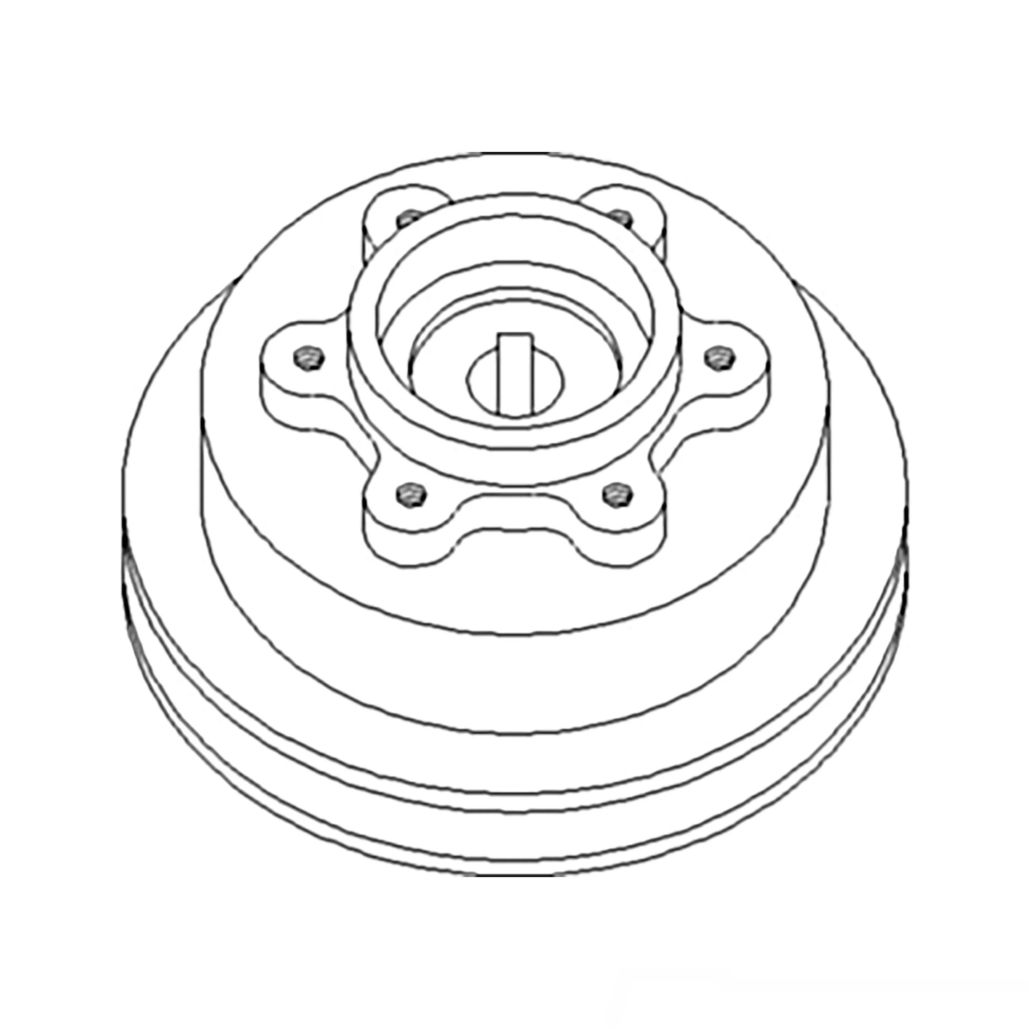 ⚙️ H131170: Polea Impulsora de Unidad de Limpieza y Separador