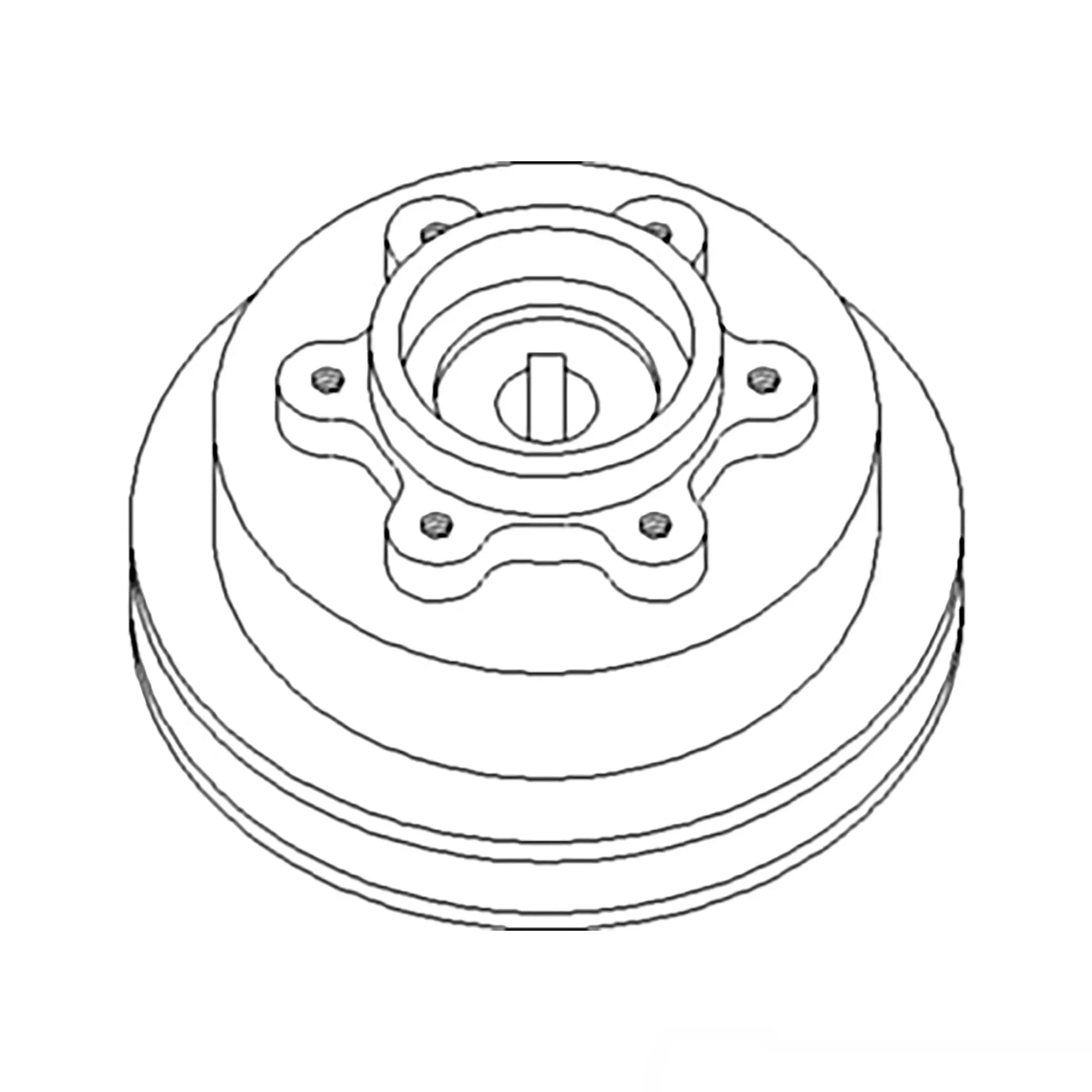John Deere Separator and Cleaning Unit Drive Pulley - H131170