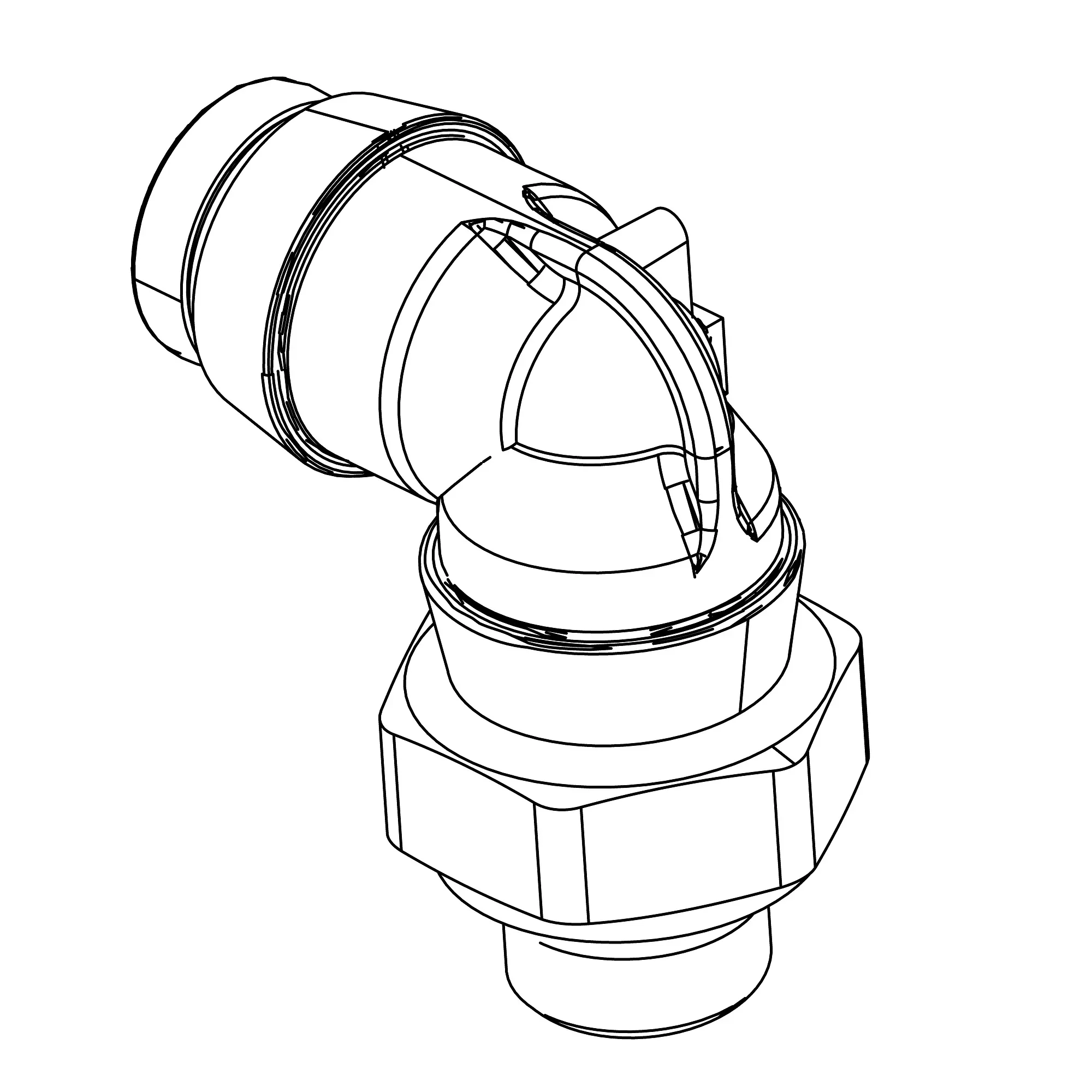 John Deere 90 Degree Elbow Fitting - A85801