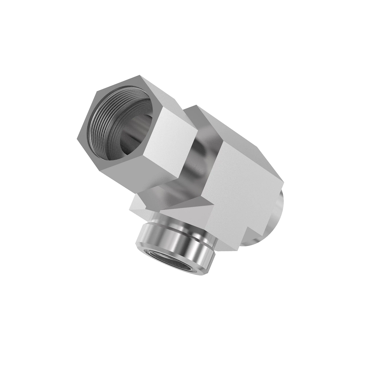SWIVEL RUN TEE,O-RING FSF