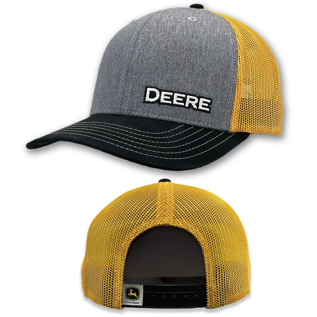 DEERE Logo Mesh Hat - Gray