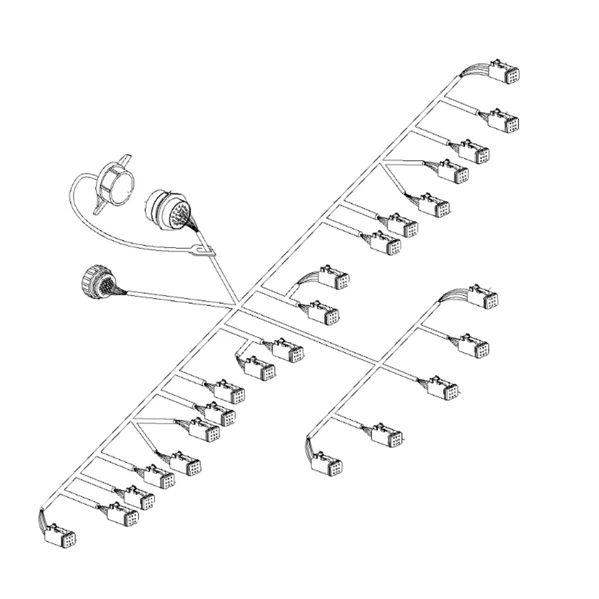 John Deere Row Unit Wiring Harness - AA72058