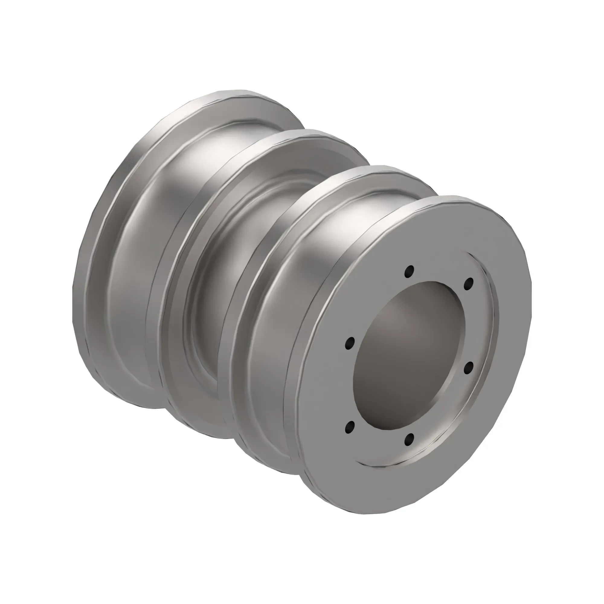 ROLLER SHELL, DOUBLE FLANGE ROLLER