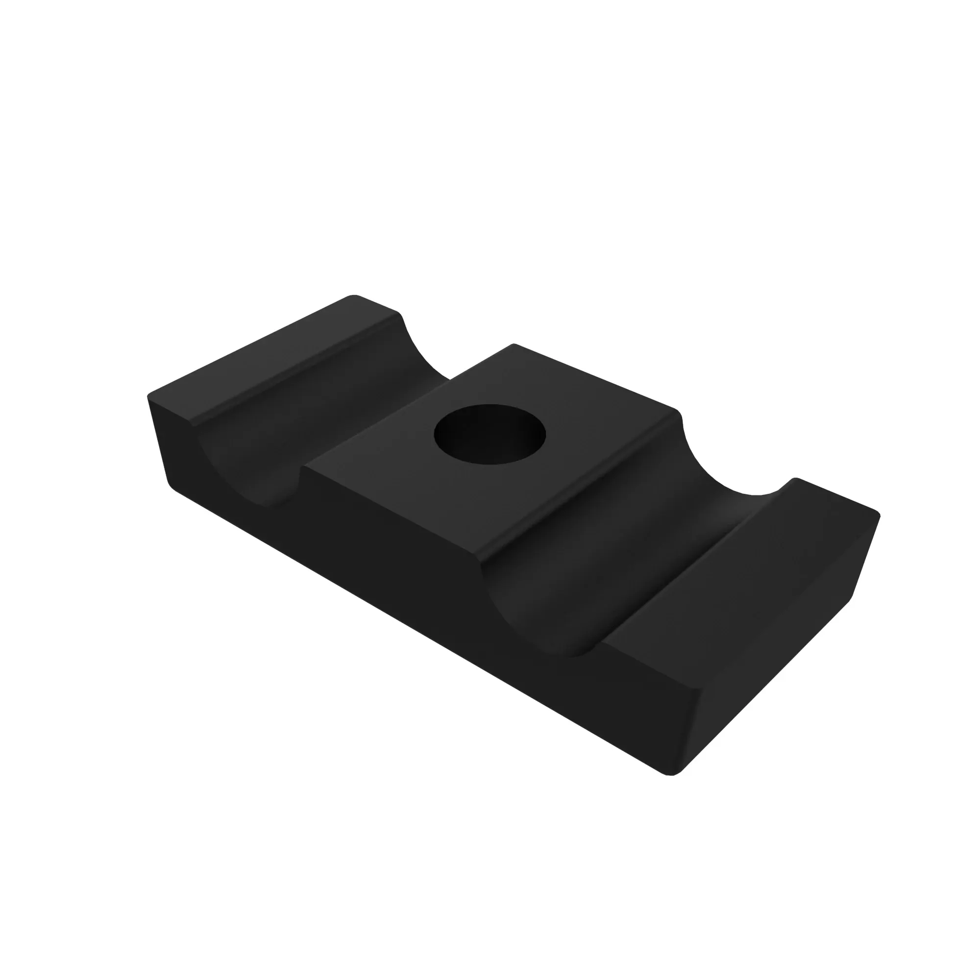 HALF CLAMP, TWIN 5/8 X 1/2 OD TUBIN
