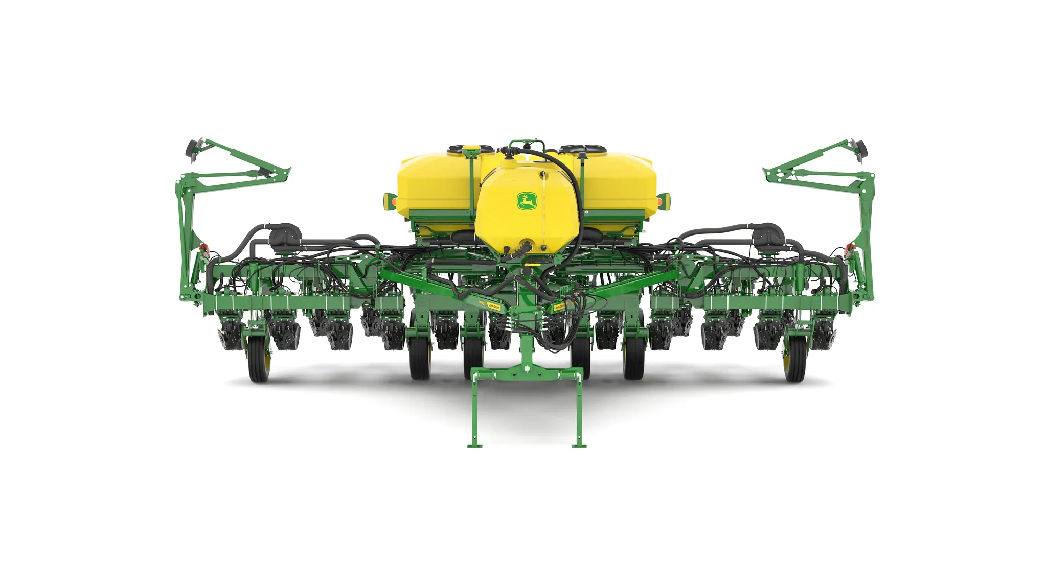 Studio image with front view of 1795 12-Row Split 23 Planter.