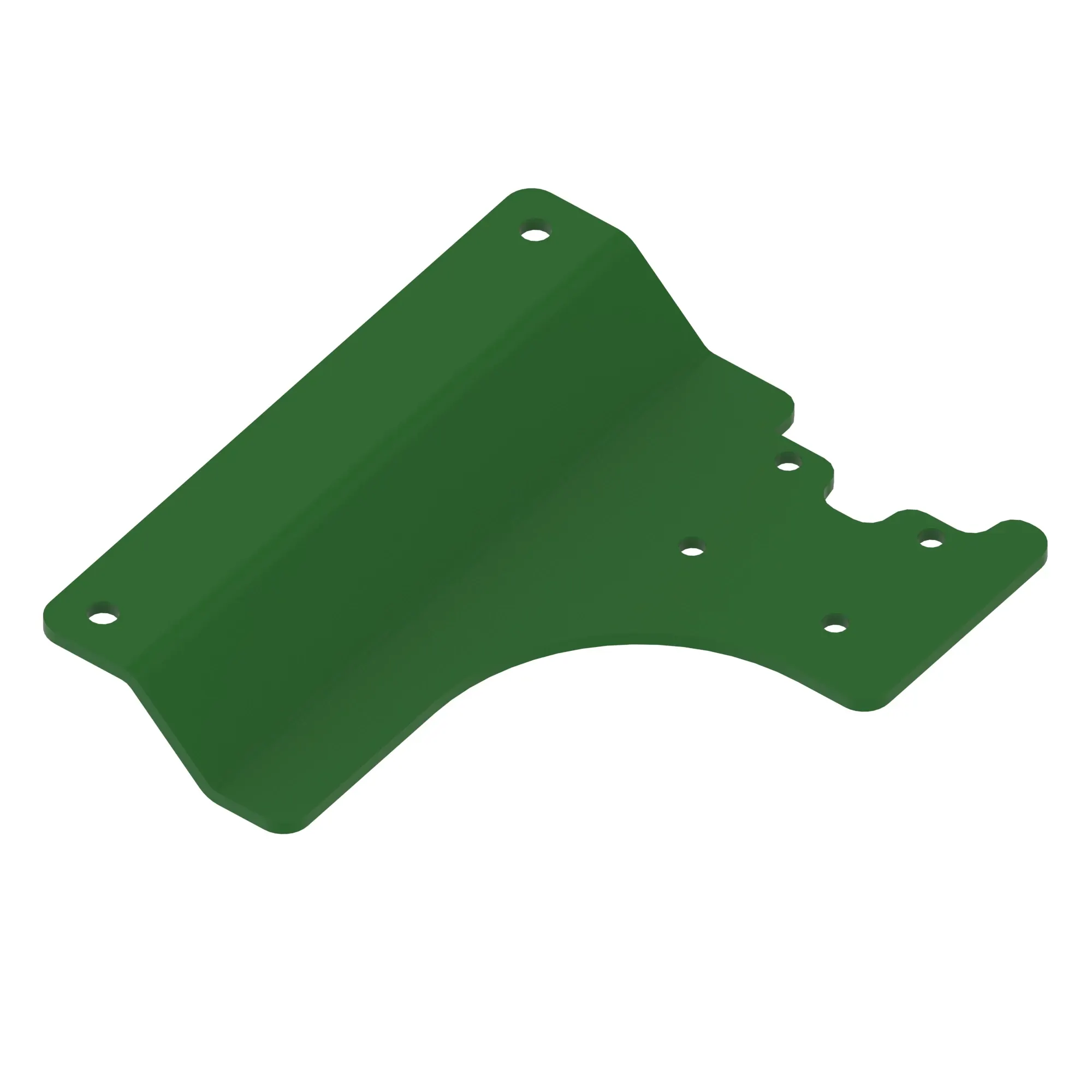 John Deere Rear Brush Rail Brace Plate - CXT32681